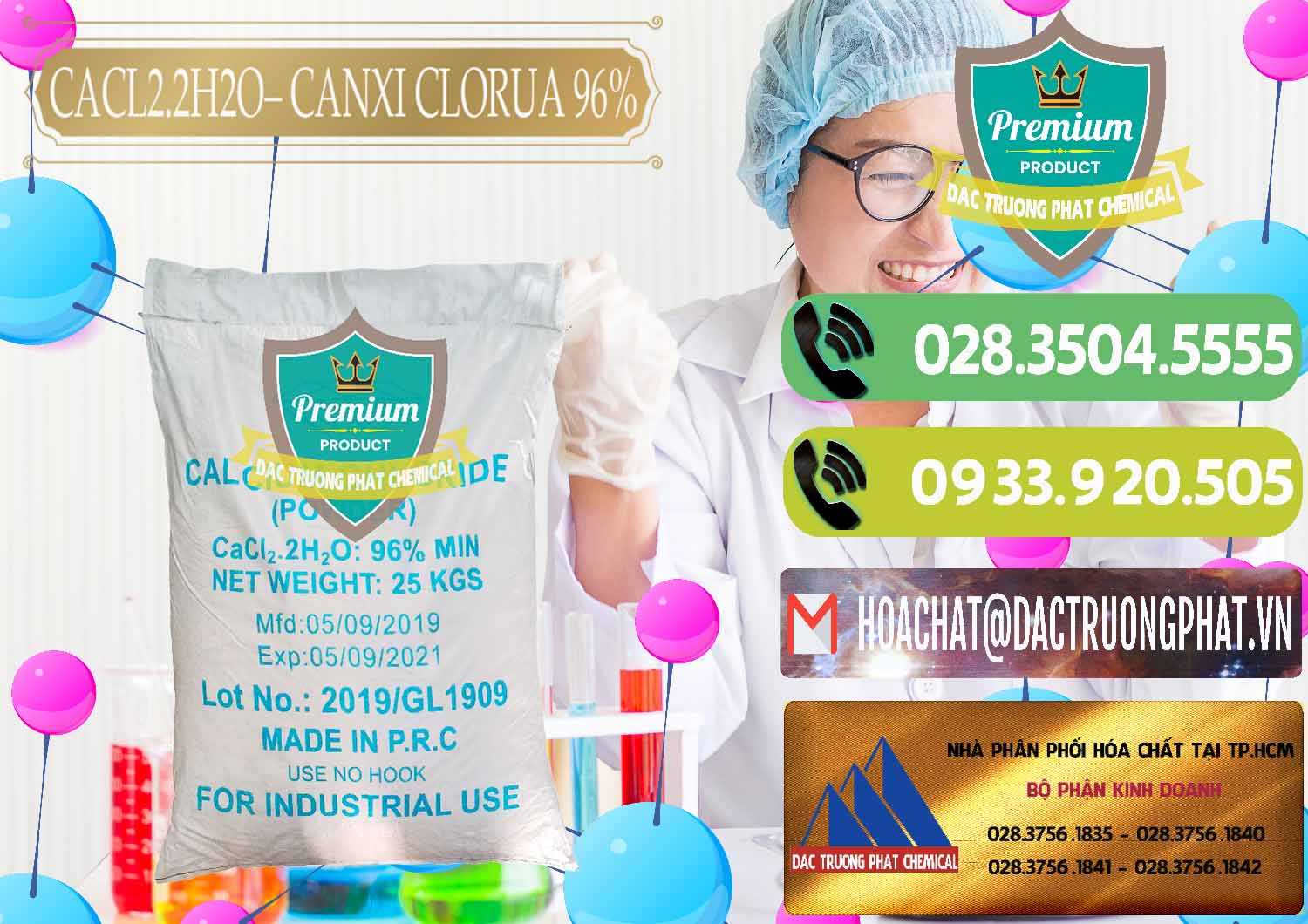 Cty bán _ cung ứng CaCl2 – Canxi Clorua 96% Logo Kim Cương Trung Quốc China - 0040 - Chuyên cung cấp _ phân phối hóa chất tại TP.HCM - hoachatmientay.vn