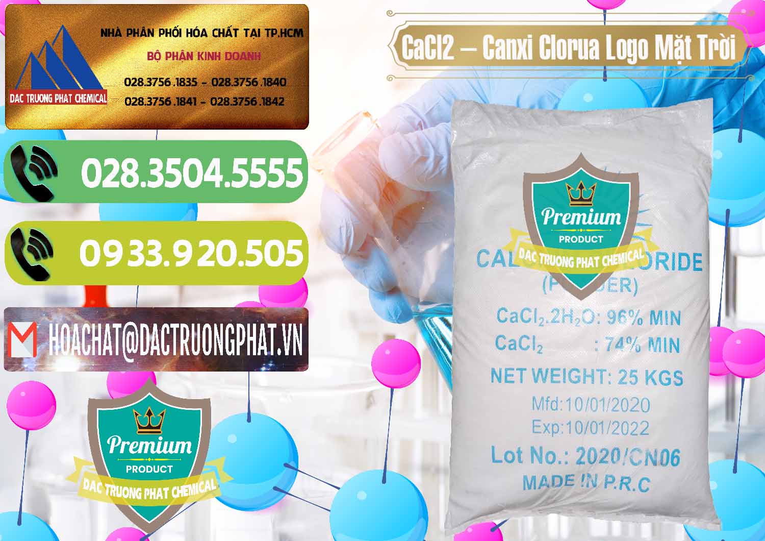 Công ty nhập khẩu & bán CaCl2 – Canxi Clorua 96% Logo Mặt Trời Trung Quốc China - 0041 - Nhập khẩu - phân phối hóa chất tại TP.HCM - hoachatmientay.vn