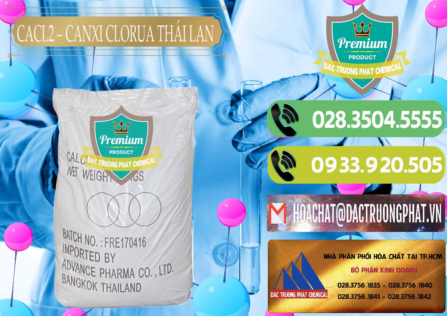 Cung ứng ( bán ) CaCl2 – Canxi Clorua 96% Thái Lan - 0042 - Chuyên phân phối và cung cấp hóa chất tại TP.HCM - hoachatmientay.vn