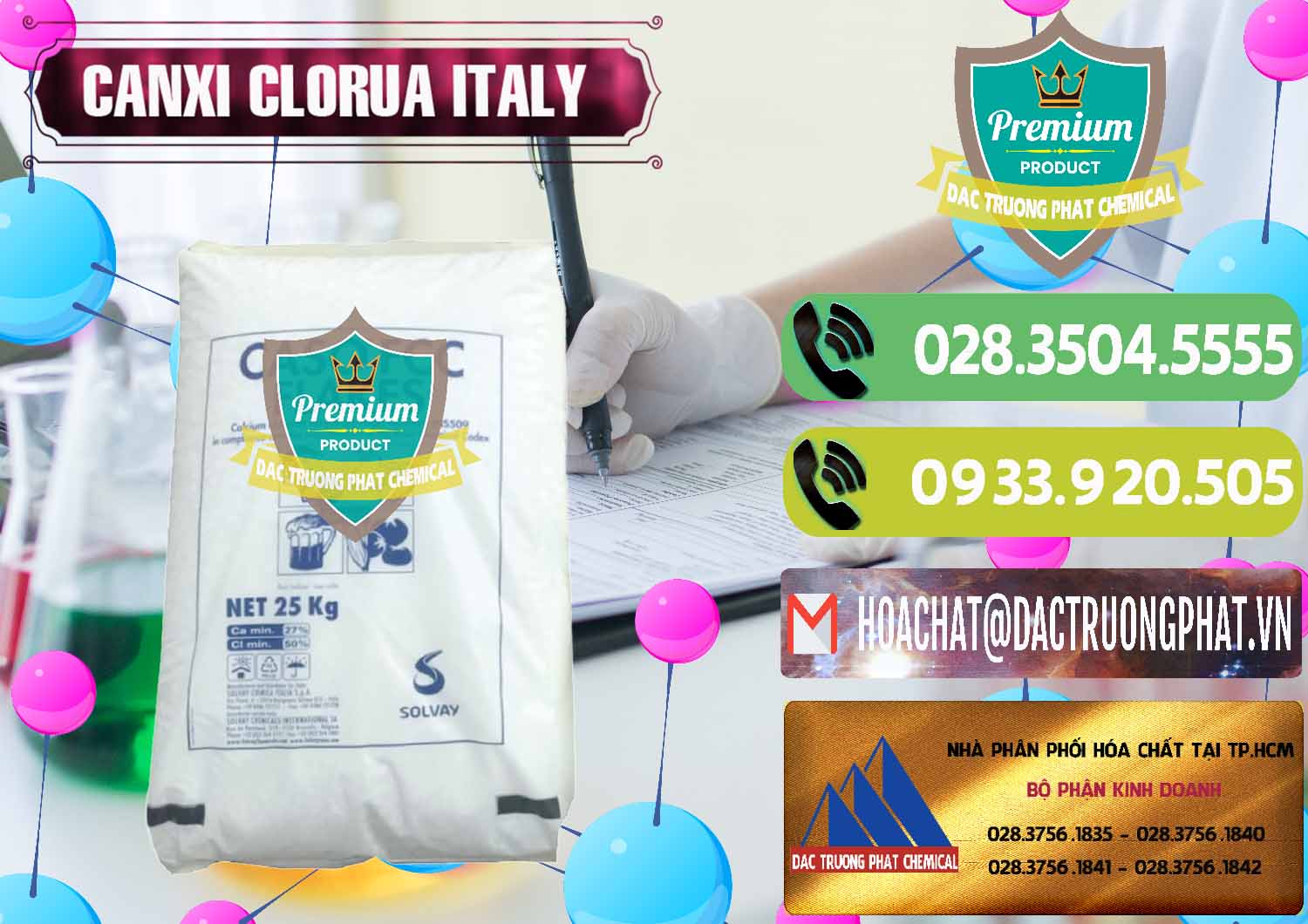 Cty nhập khẩu & bán CaCl2 – Canxi Clorua Food Grade Ý Italy - 0435 - Nhà cung cấp và phân phối hóa chất tại TP.HCM - hoachatmientay.vn