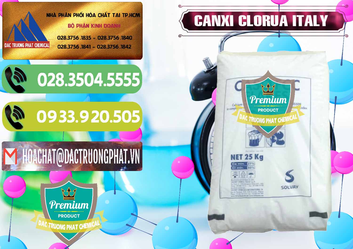 Đơn vị chuyên bán & cung cấp CaCl2 – Canxi Clorua Food Grade Ý Italy - 0435 - Cung cấp ( phân phối ) hóa chất tại TP.HCM - hoachatmientay.vn