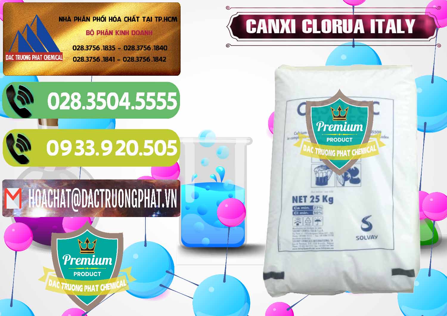 Nơi cung ứng ( bán ) CaCl2 – Canxi Clorua Food Grade Ý Italy - 0435 - Cty nhập khẩu và phân phối hóa chất tại TP.HCM - hoachatmientay.vn