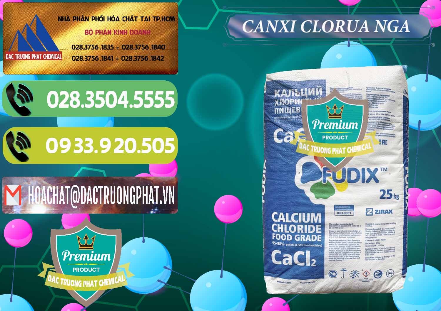 Nơi bán _ cung ứng CaCl2 – Canxi Clorua Nga Russia - 0430 - Đơn vị cung cấp ( phân phối ) hóa chất tại TP.HCM - hoachatmientay.vn