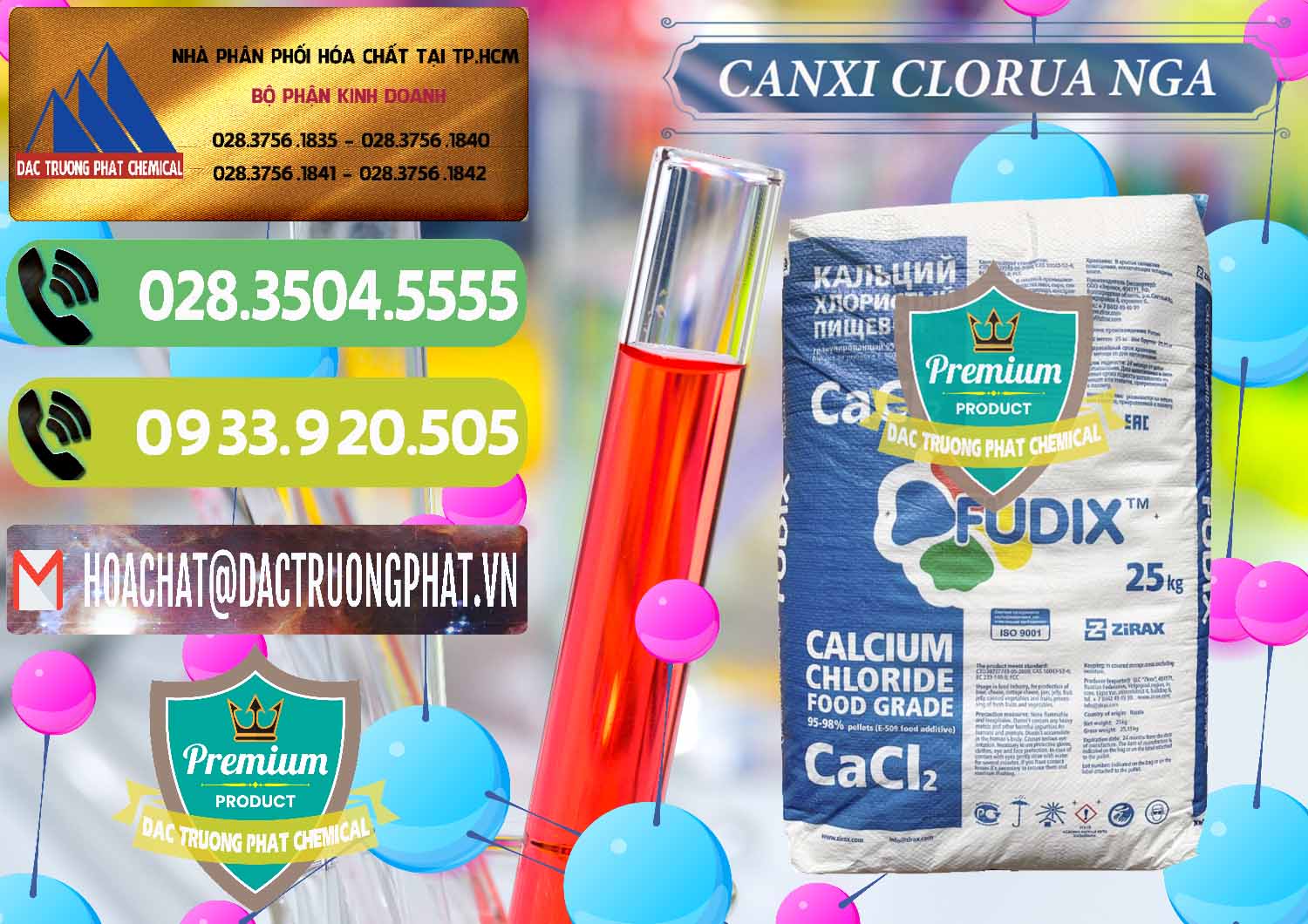 Cty chuyên phân phối và bán CaCl2 – Canxi Clorua Nga Russia - 0430 - Cty chuyên cung cấp & bán hóa chất tại TP.HCM - hoachatmientay.vn