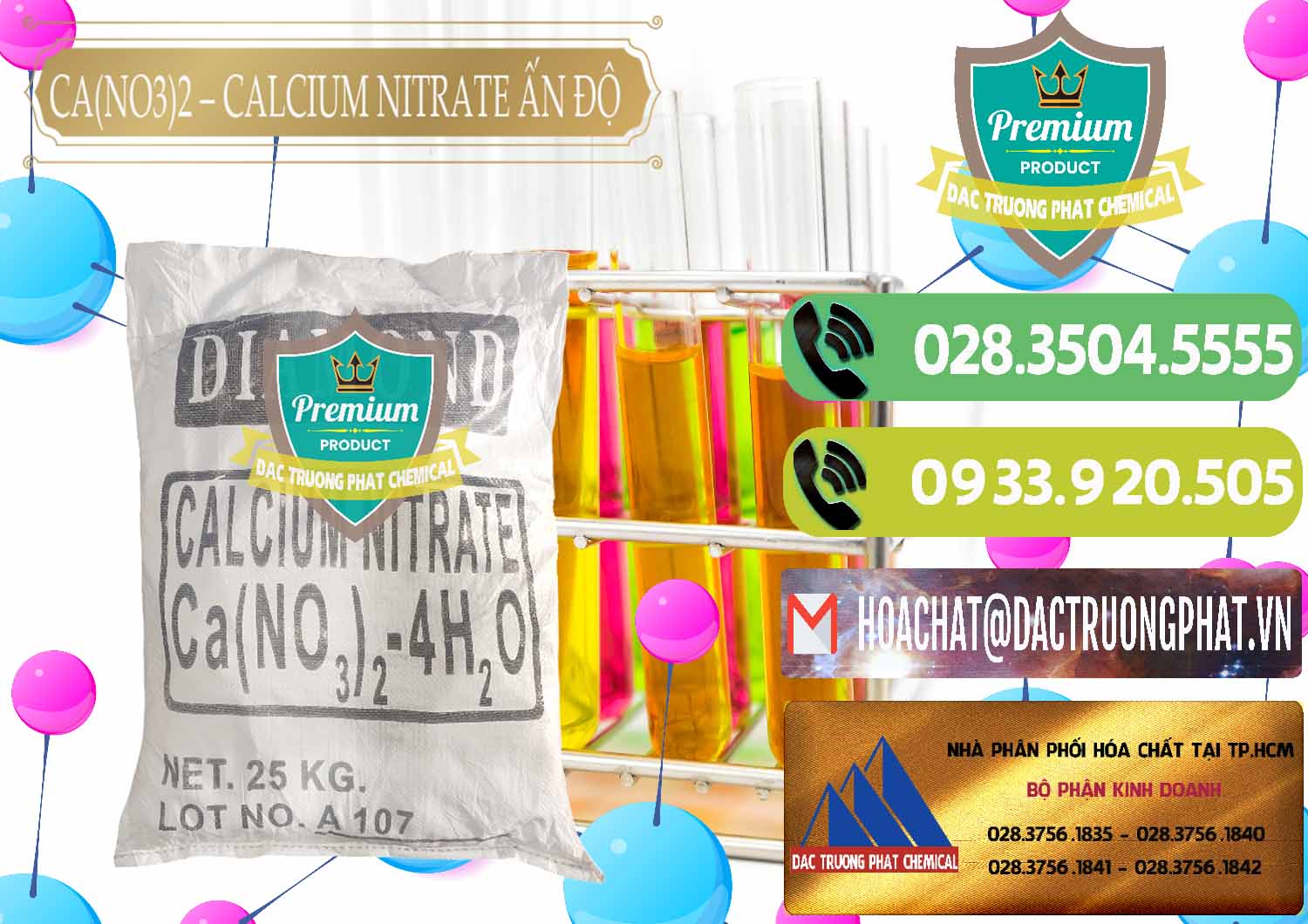 Đơn vị chuyên phân phối « bán Nitrat Canxi * Muối Calcium Nitrate 99% Ấn Độ India Cty chuyên phân phối _ bán CA(NO3)2 – Calcium Nitrate Ấn Độ India - 0038 - Chuyên bán & cung cấp hóa chất tại TP.HCM - hoachatmientay.vn