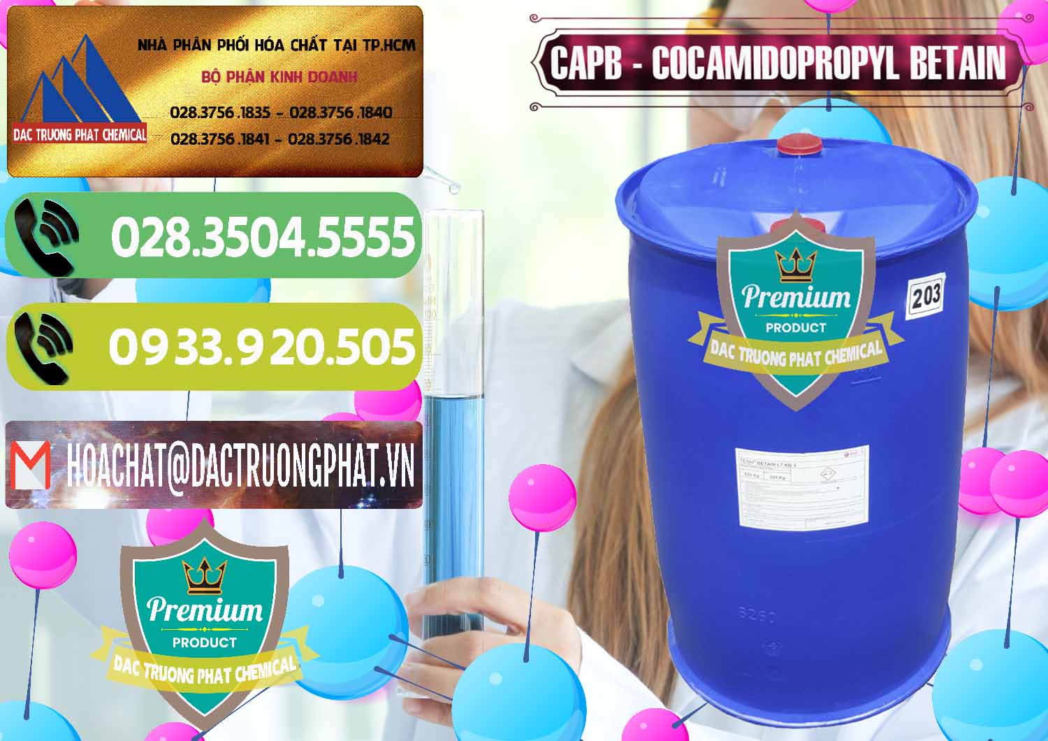 Nơi chuyên phân phối & bán Cocamidopropyl Betaine - CAPB Tego Indonesia - 0327 - Chuyên cung cấp ( kinh doanh ) hóa chất tại TP.HCM - hoachatmientay.vn