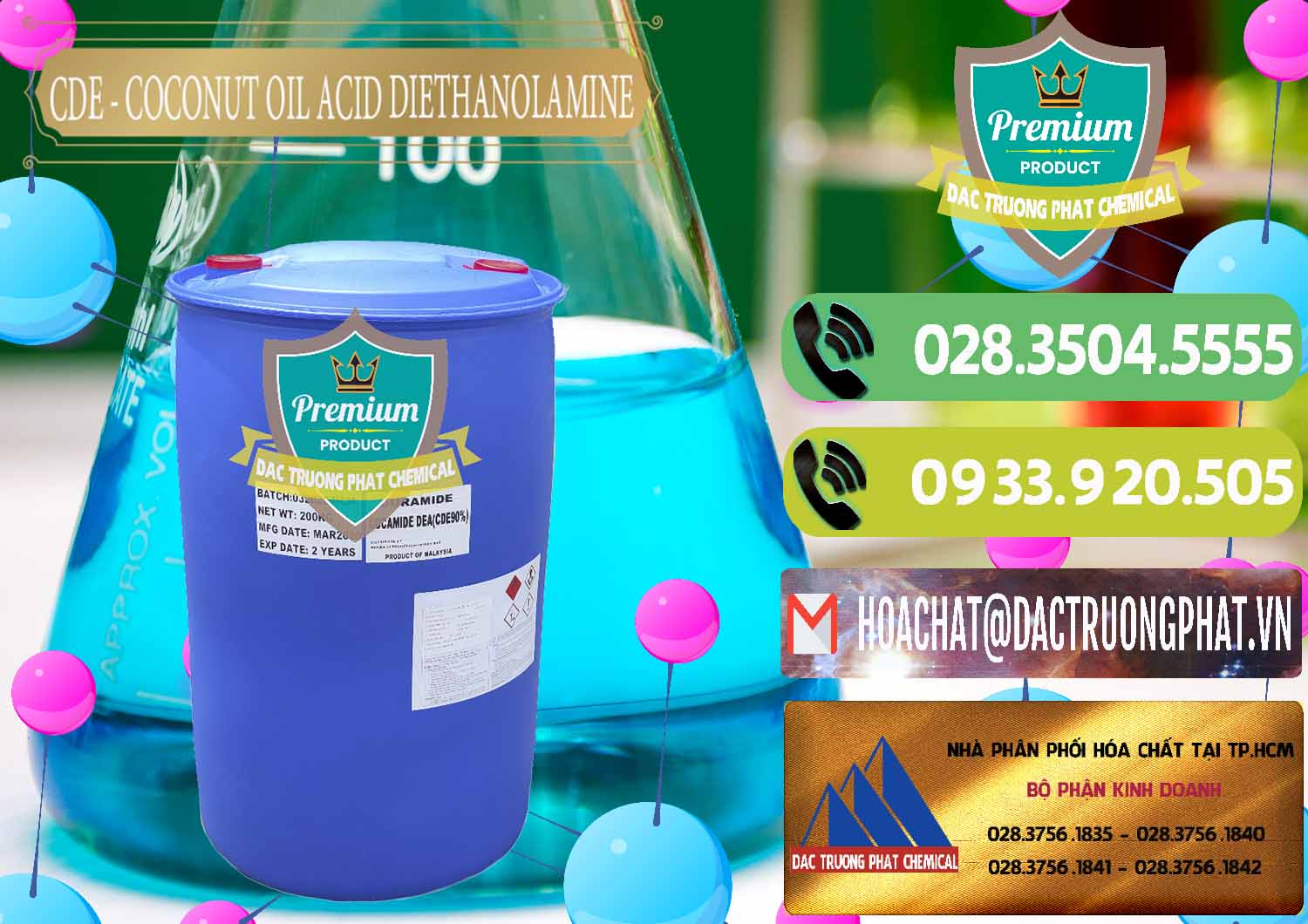 Đơn vị chuyên bán ( phân phối ) CDE - Coconut Oil Acid Diethanolamine Mã Lai Malaysia - 0311 - Đơn vị cung cấp _ phân phối hóa chất tại TP.HCM - hoachatmientay.vn