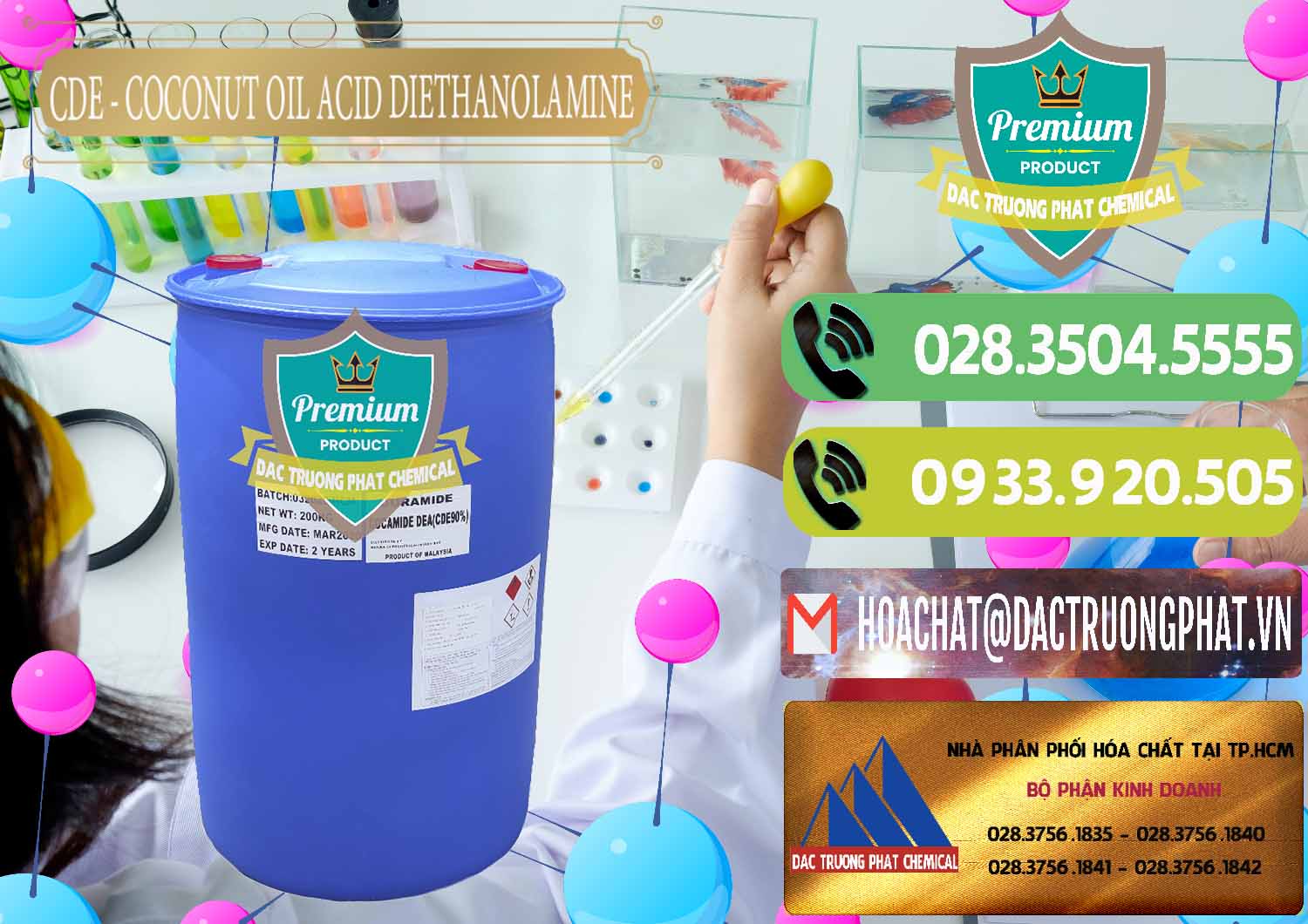 Chuyên cung ứng - bán CDE - Coconut Oil Acid Diethanolamine Mã Lai Malaysia - 0311 - Công ty cung cấp - phân phối hóa chất tại TP.HCM - hoachatmientay.vn