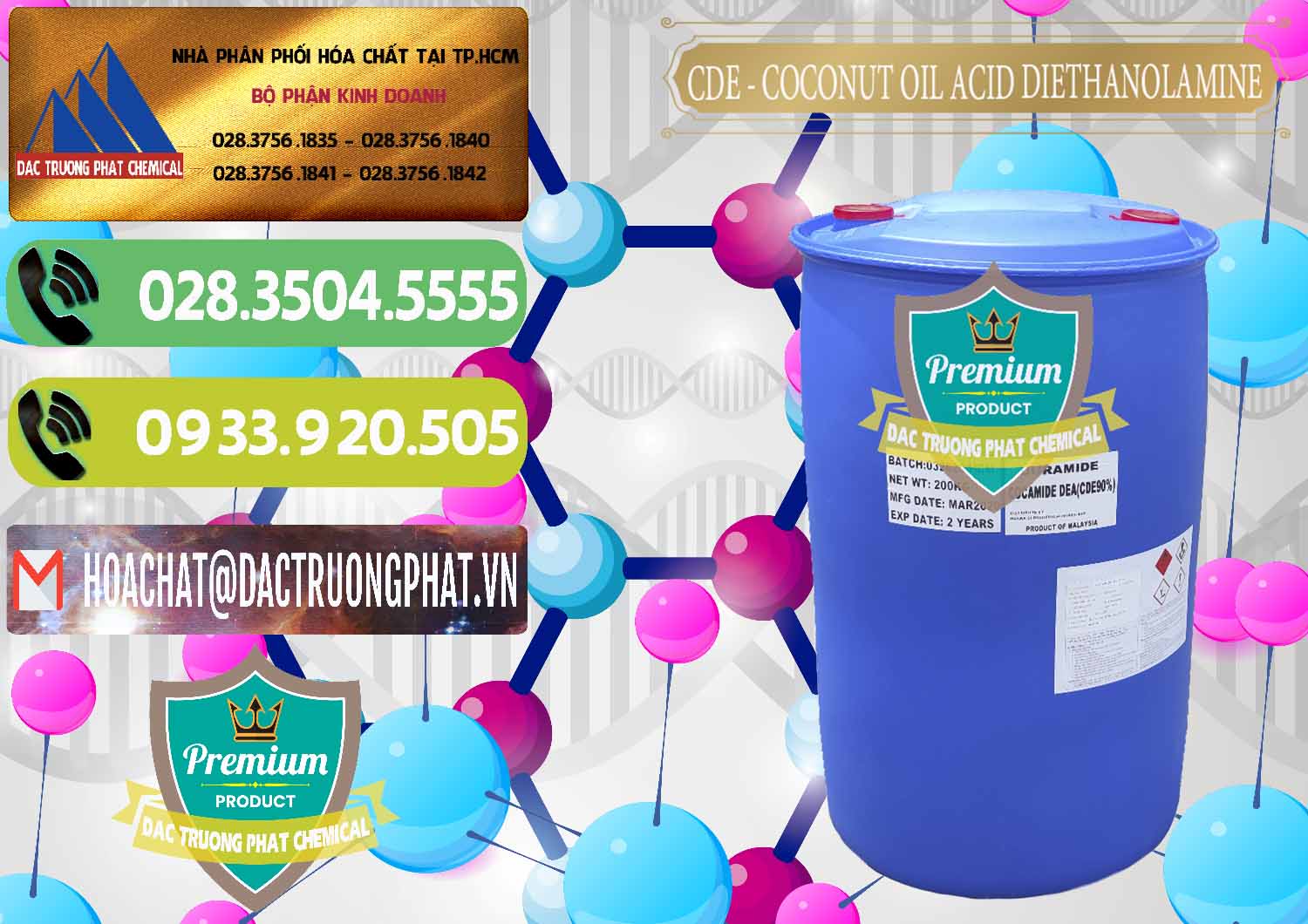 Chuyên bán & cung ứng CDE - Coconut Oil Acid Diethanolamine Mã Lai Malaysia - 0311 - Nơi phân phối ( bán ) hóa chất tại TP.HCM - hoachatmientay.vn