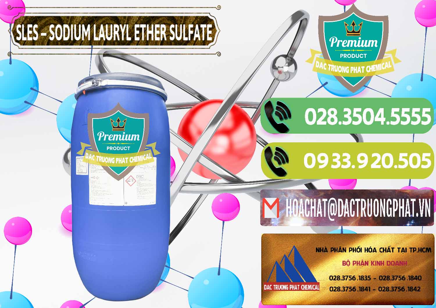 Công ty kinh doanh & bán Chất Tạo Bọt Sles - Sodium Lauryl Ether Sulphate Kao Indonesia - 0046 - Cty phân phối - bán hóa chất tại TP.HCM - hoachatmientay.vn