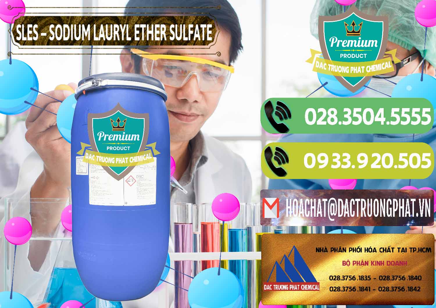 Chuyên bán - cung ứng Chất Tạo Bọt Sles - Sodium Lauryl Ether Sulphate Kao Indonesia - 0046 - Công ty chuyên nhập khẩu ( phân phối ) hóa chất tại TP.HCM - hoachatmientay.vn