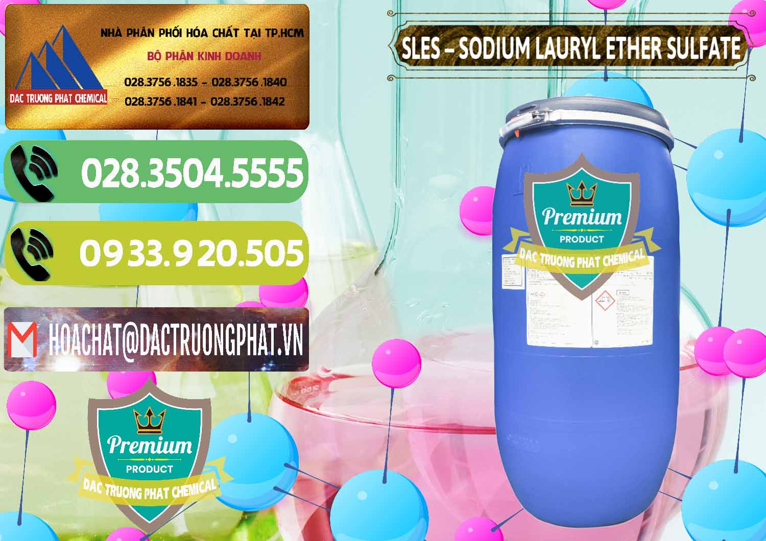 Đơn vị kinh doanh _ bán Chất Tạo Bọt Sles - Sodium Lauryl Ether Sulphate Kao Indonesia - 0046 - Công ty phân phối _ bán hóa chất tại TP.HCM - hoachatmientay.vn
