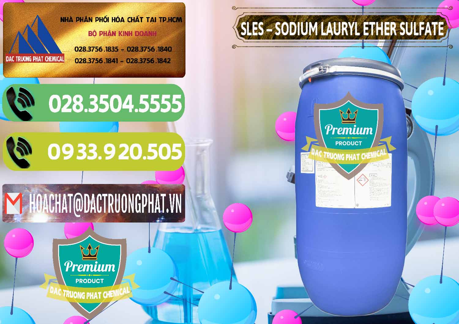 Nơi bán & cung cấp Chất Tạo Bọt Sles - Sodium Lauryl Ether Sulphate Kao Indonesia - 0046 - Công ty chuyên nhập khẩu và cung cấp hóa chất tại TP.HCM - hoachatmientay.vn