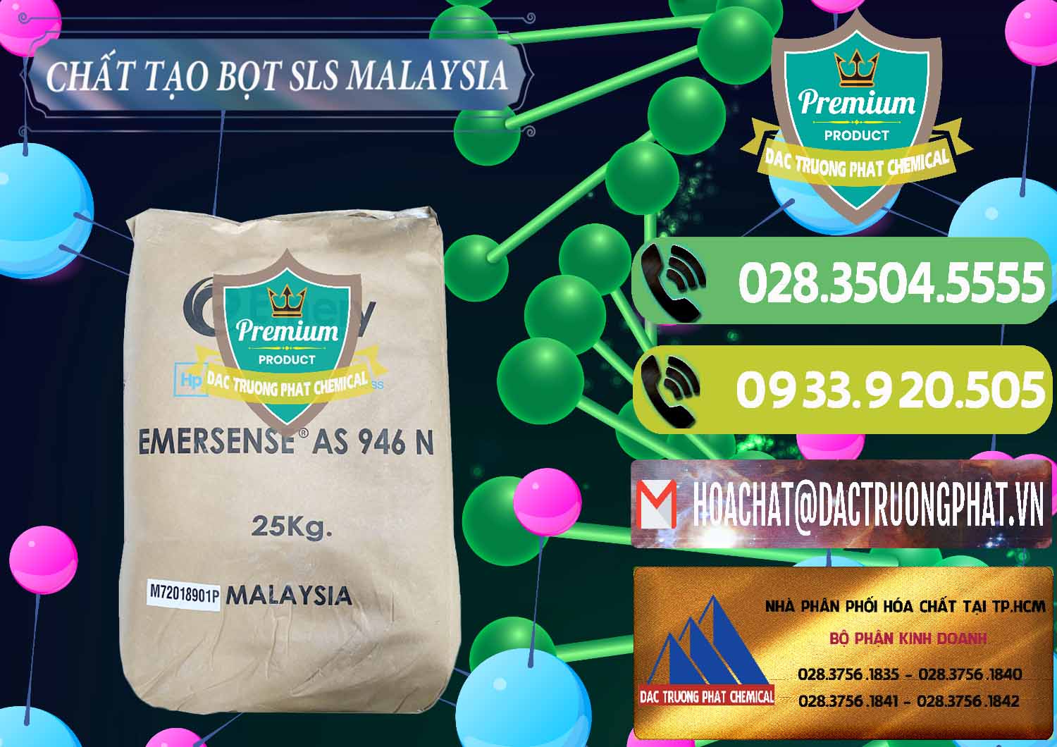 Đơn vị phân phối và bán Chất Tạo Bọt SLS Emery - Emersense AS 946N Mã Lai Malaysia - 0423 - Đơn vị cung cấp _ kinh doanh hóa chất tại TP.HCM - hoachatmientay.vn