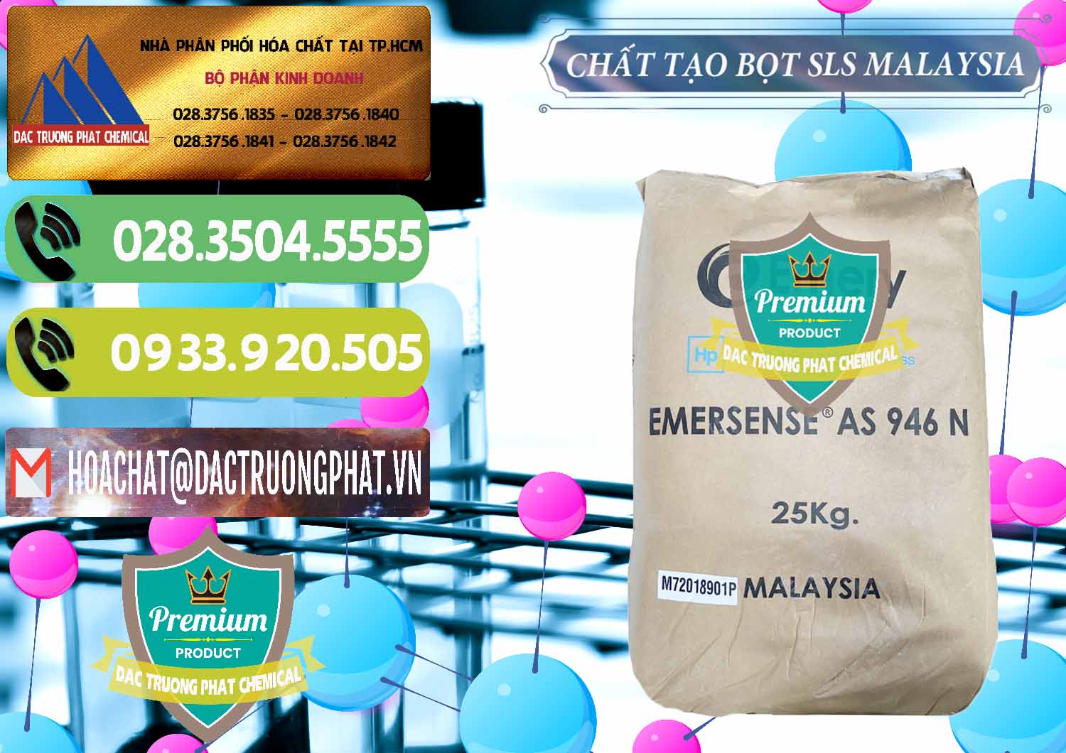 Nơi bán và cung cấp Chất Tạo Bọt SLS Emery - Emersense AS 946N Mã Lai Malaysia - 0423 - Chuyên phân phối và cung cấp hóa chất tại TP.HCM - hoachatmientay.vn