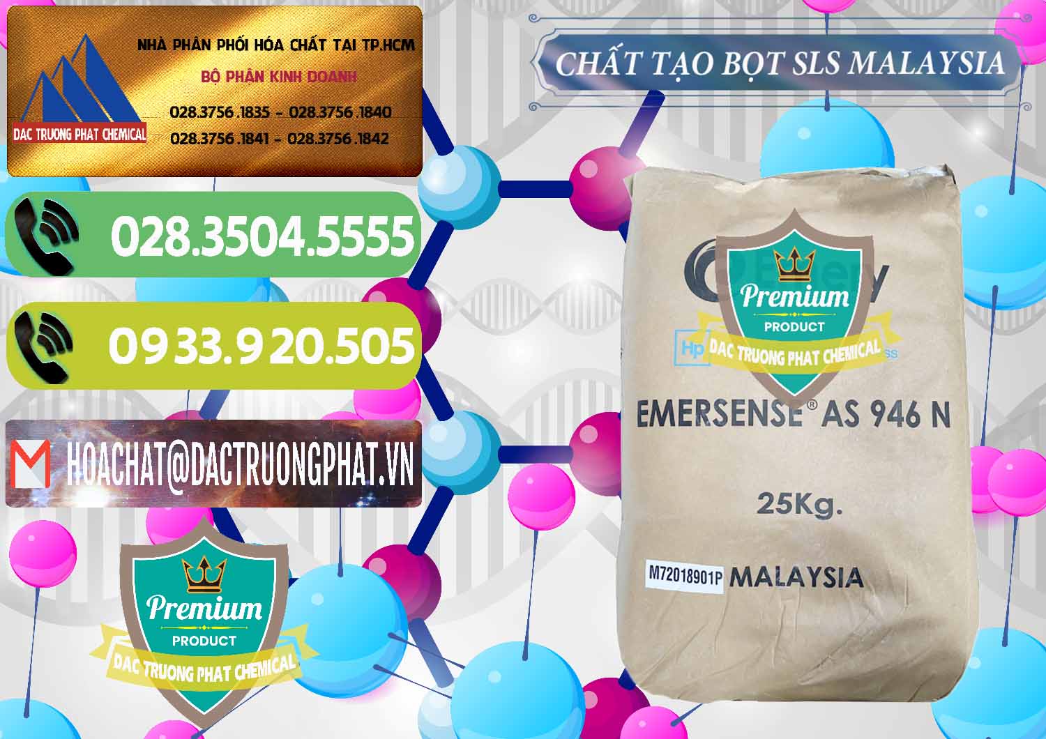 Bán Chất Tạo Bọt SLS Emery - Emersense AS 946N Mã Lai Malaysia - 0423 - Nơi chuyên phân phối _ nhập khẩu hóa chất tại TP.HCM - hoachatmientay.vn
