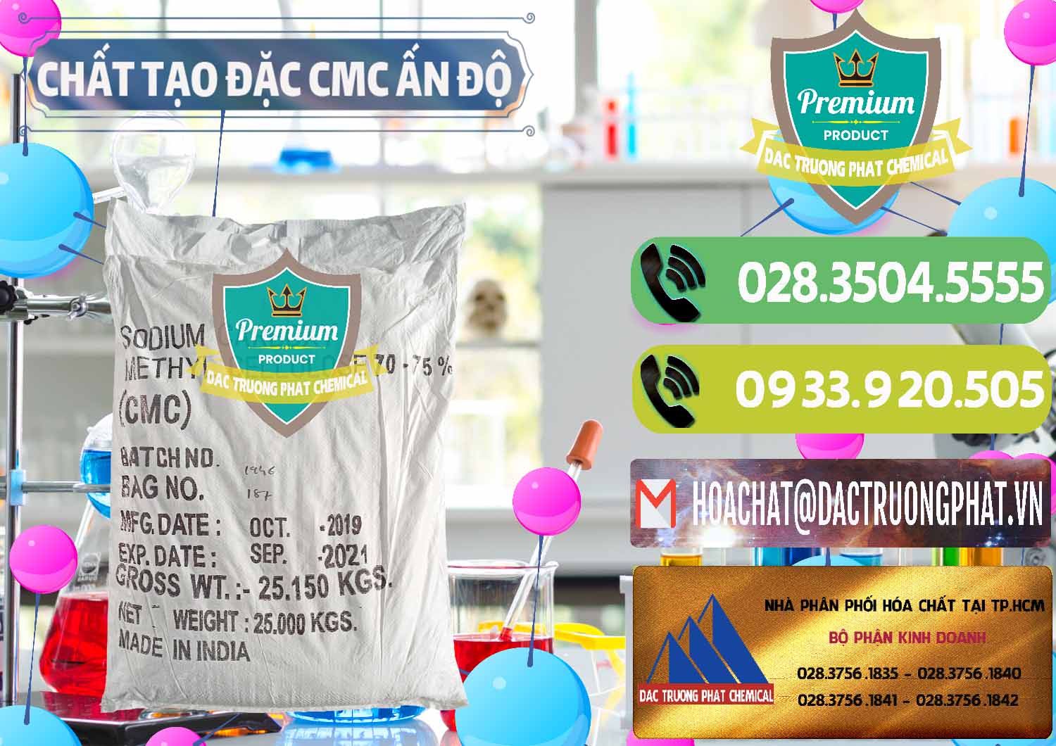 Đơn vị chuyên bán và phân phối Chất Tạo Đặc CMC - Carboxyl Methyl Cellulose Ấn Độ India - 0044 - Nhà nhập khẩu ( cung cấp ) hóa chất tại TP.HCM - hoachatmientay.vn