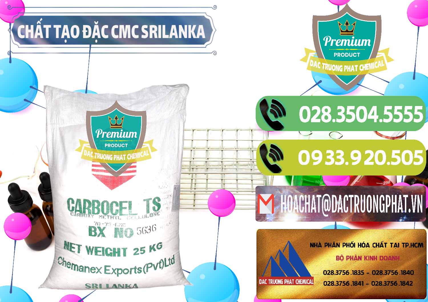 Bán & cung ứng Chất Tạo Đặc CMC - Carboxyl Methyl Cellulose Srilanka - 0045 - Cty chuyên bán và cung cấp hóa chất tại TP.HCM - hoachatmientay.vn