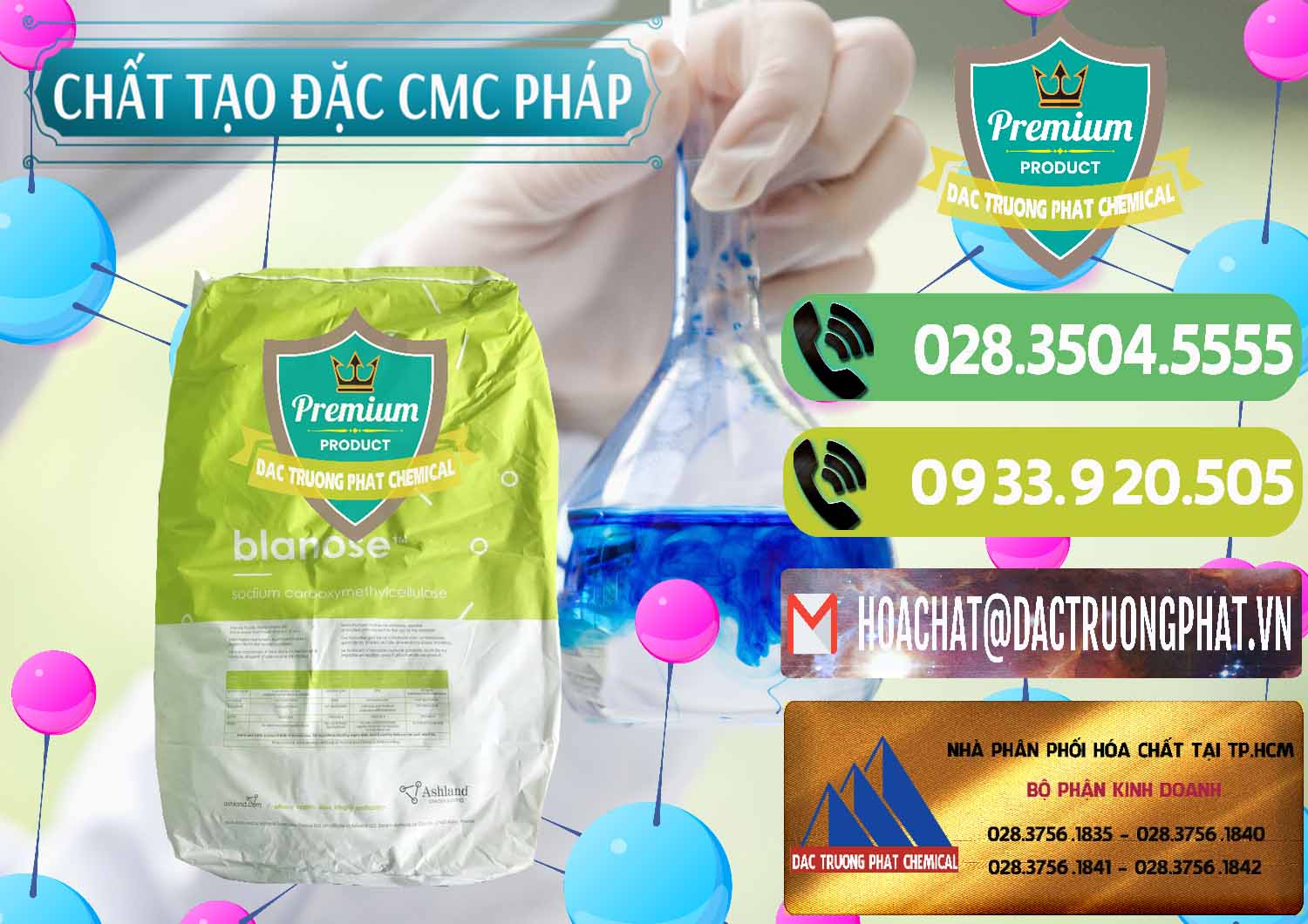 Nhà phân phối - bán Chất Tạo Đặc CMC - Carboxyl Methyl Cellulose Pháp France - 0394 - Công ty cung cấp - bán hóa chất tại TP.HCM - hoachatmientay.vn