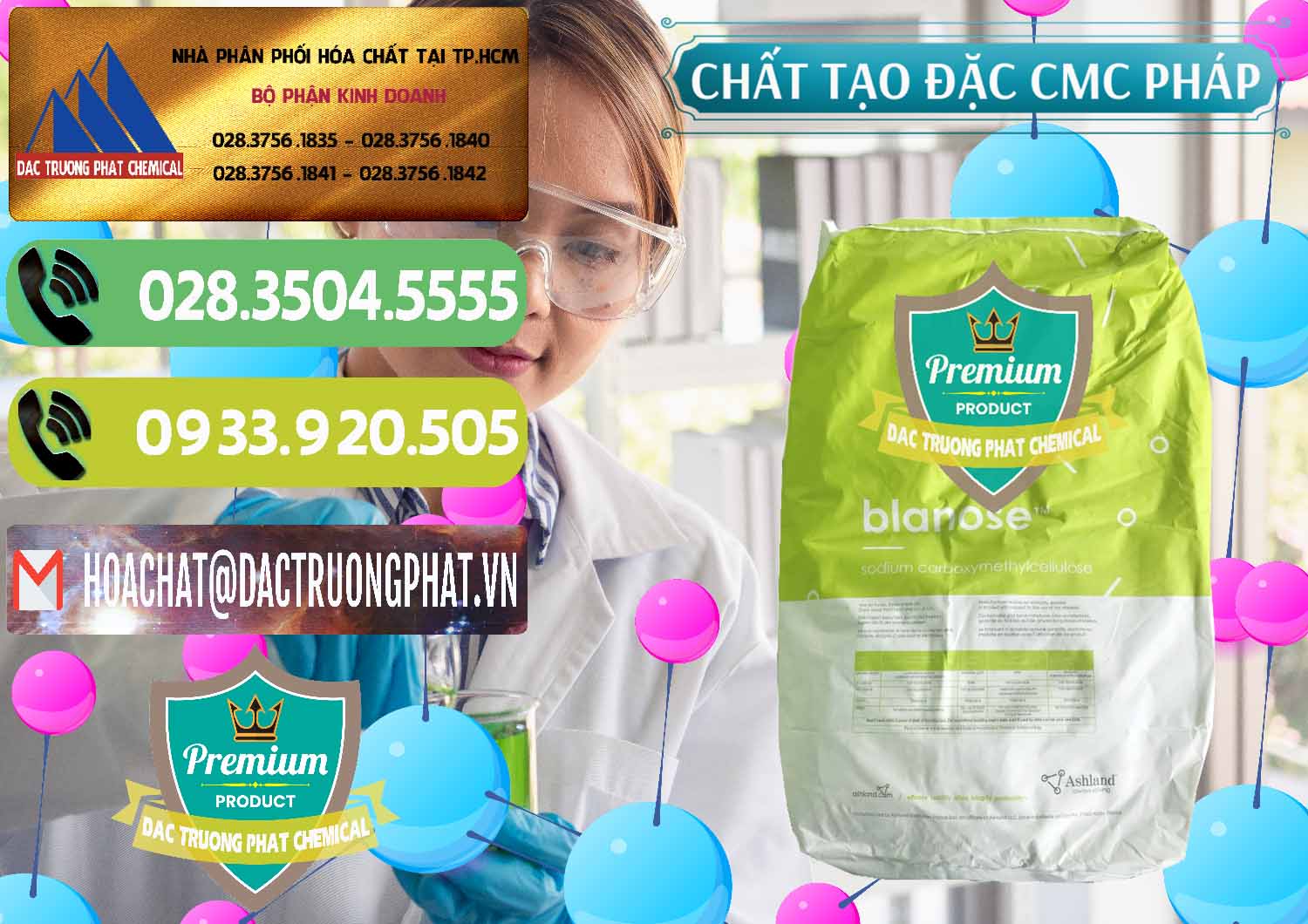 Cung ứng và bán Chất Tạo Đặc CMC - Carboxyl Methyl Cellulose Pháp France - 0394 - Cung cấp & bán hóa chất tại TP.HCM - hoachatmientay.vn