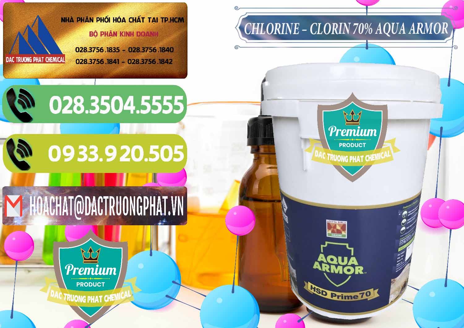 Công ty chuyên bán & cung cấp Chlorine – Clorin 70% Aqua Armor Aditya Birla Grasim Ấn Độ India - 0241 - Cty phân phối & bán hóa chất tại TP.HCM - hoachatmientay.vn