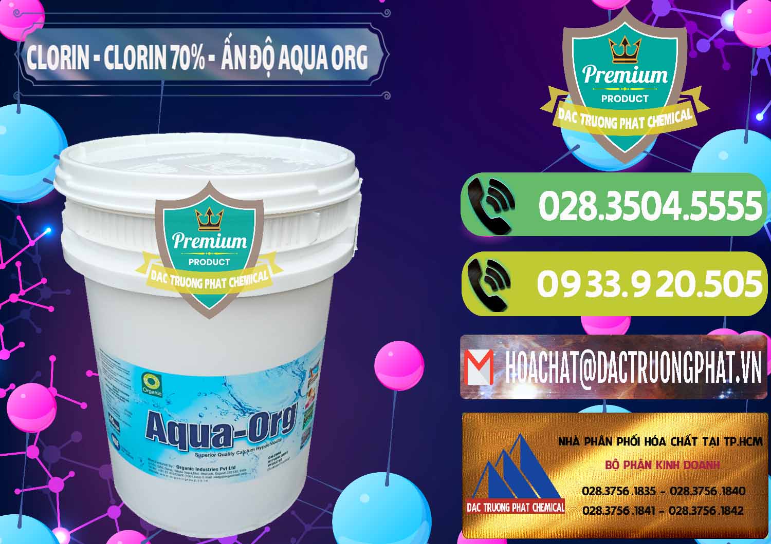 Bán Chlorine – Clorin Ấn Độ Aqua ORG Organic India - 0051 - Chuyên nhập khẩu & cung cấp hóa chất tại TP.HCM - hoachatmientay.vn