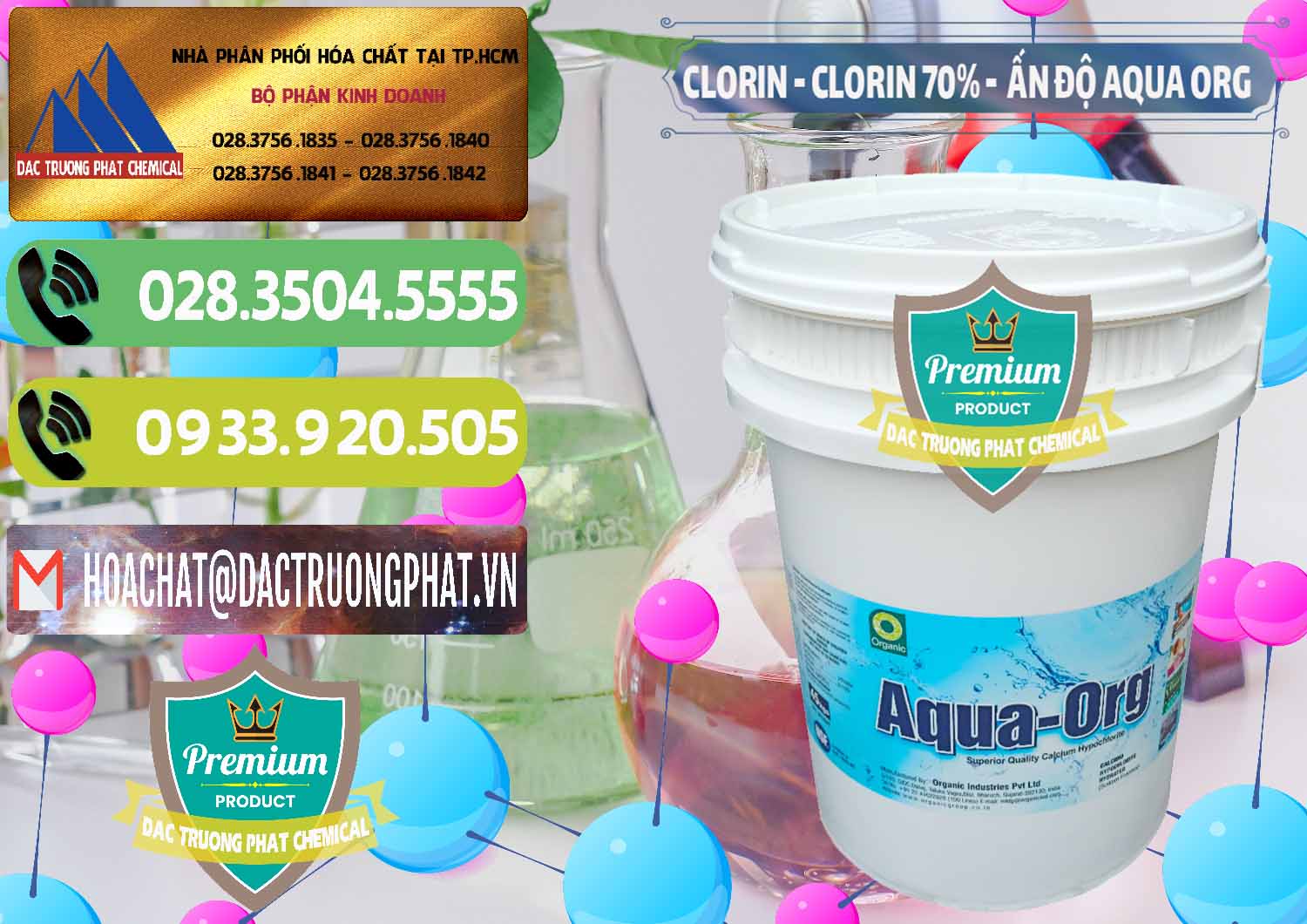 Nơi cung cấp ( bán ) Chlorine – Clorin Ấn Độ Aqua ORG Organic India - 0051 - Nơi bán ( cung cấp ) hóa chất tại TP.HCM - hoachatmientay.vn