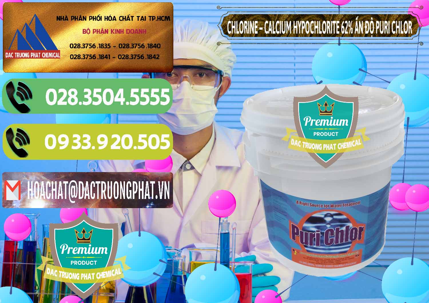 Đơn vị chuyên phân phối và bán Chlorine – Clorin 62% Puri Chlo Ấn Độ India - 0052 - Công ty chuyên phân phối & cung ứng hóa chất tại TP.HCM - hoachatmientay.vn
