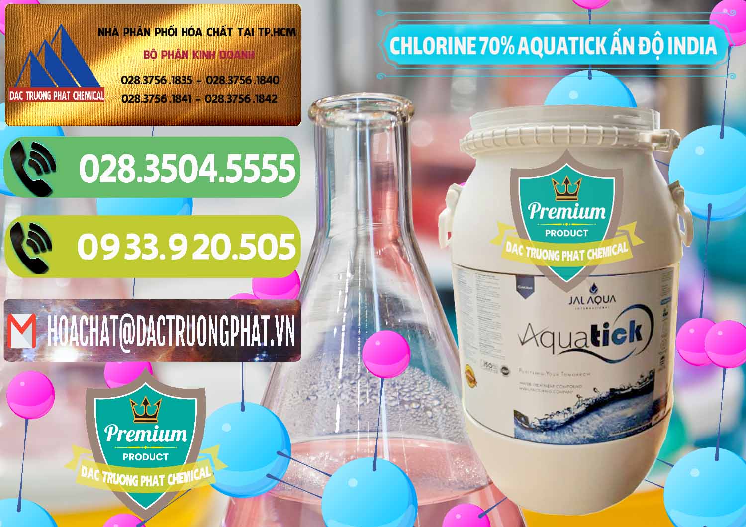 Cty chuyên bán & cung ứng Chlorine – Clorin 70% Aquatick Jal Aqua Ấn Độ India - 0215 - Cty cung ứng và phân phối hóa chất tại TP.HCM - hoachatmientay.vn