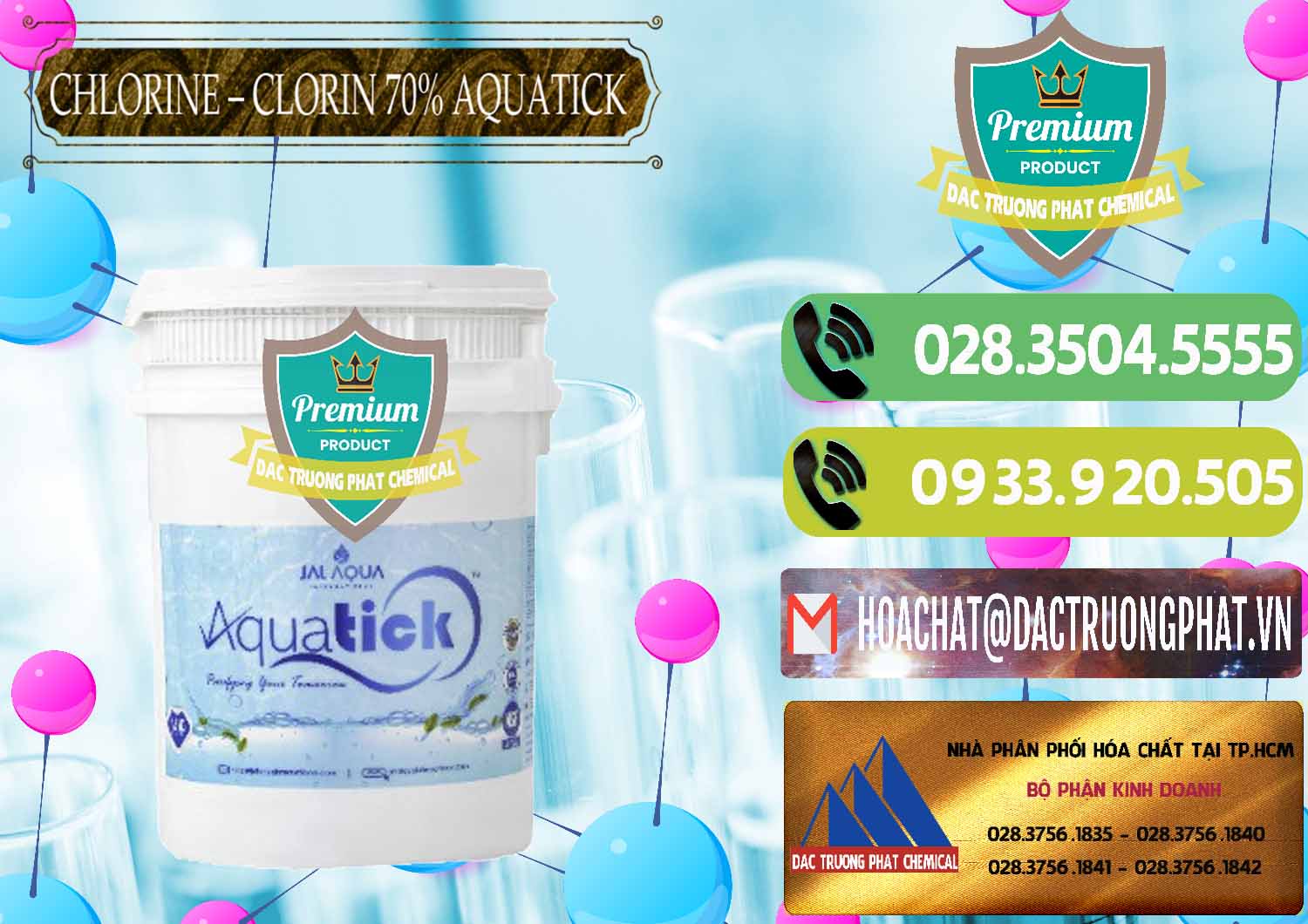 Nơi chuyên nhập khẩu & bán Chlorine – Clorin 70% Aquatick Thùng Cao Jal Aqua Ấn Độ India - 0237 - Nơi chuyên cung cấp - bán hóa chất tại TP.HCM - hoachatmientay.vn
