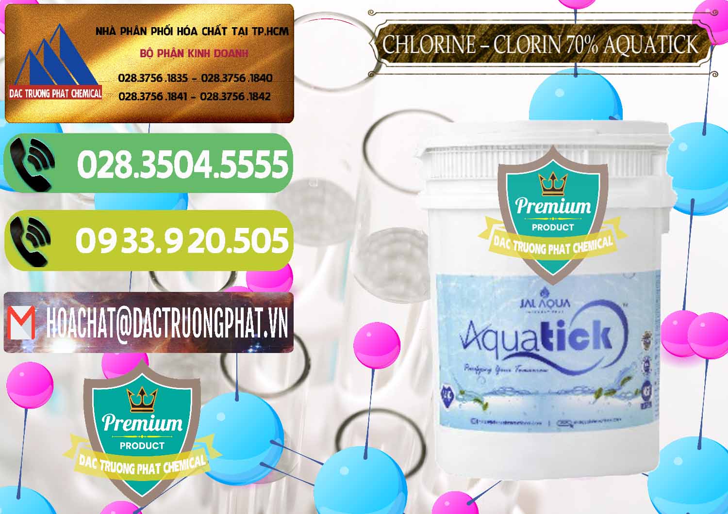 Cty phân phối & bán Chlorine – Clorin 70% Aquatick Thùng Cao Jal Aqua Ấn Độ India - 0237 - Công ty nhập khẩu và phân phối hóa chất tại TP.HCM - hoachatmientay.vn