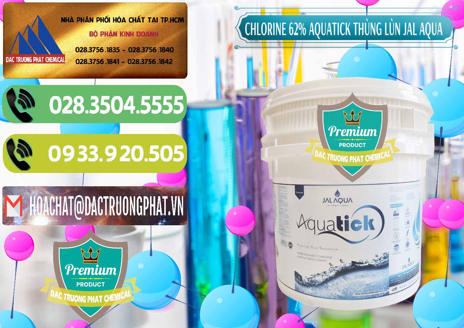 Công ty bán _ phân phối Chlorine – Clorin 62% Aquatick Thùng Lùn Jal Aqua Ấn Độ India - 0238 - Chuyên cung cấp & nhập khẩu hóa chất tại TP.HCM - hoachatmientay.vn