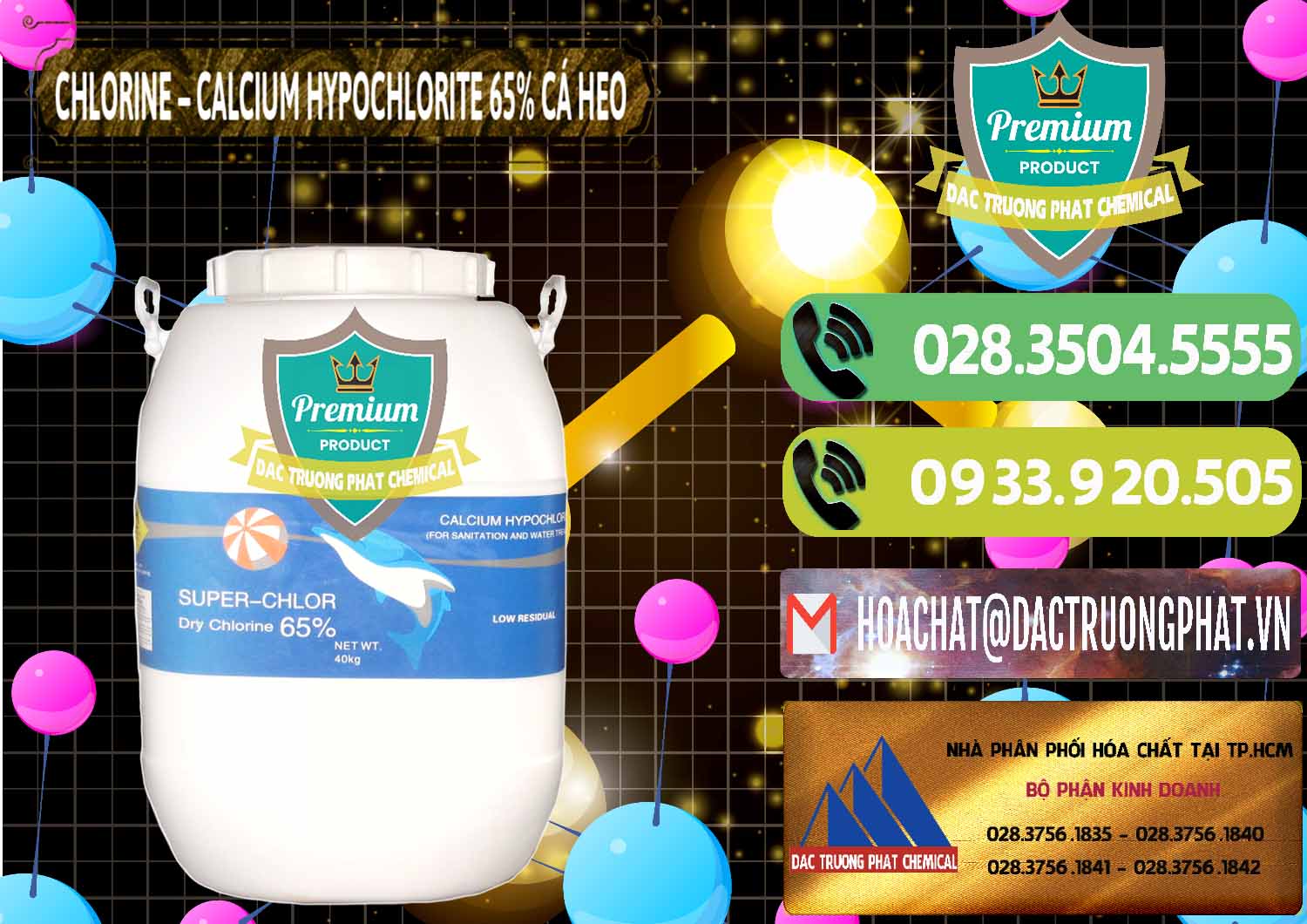 Nhà nhập khẩu ( bán ) Clorin - Chlorine Cá Heo 65% Trung Quốc China - 0053 - Cty cung cấp & kinh doanh hóa chất tại TP.HCM - hoachatmientay.vn