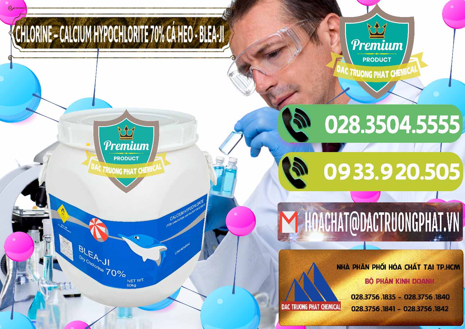 Nơi chuyên bán - cung ứng Clorin - Chlorine Cá Heo 70% Blea-Ji Trung Quốc China - 0056 - Công ty kinh doanh & phân phối hóa chất tại TP.HCM - hoachatmientay.vn