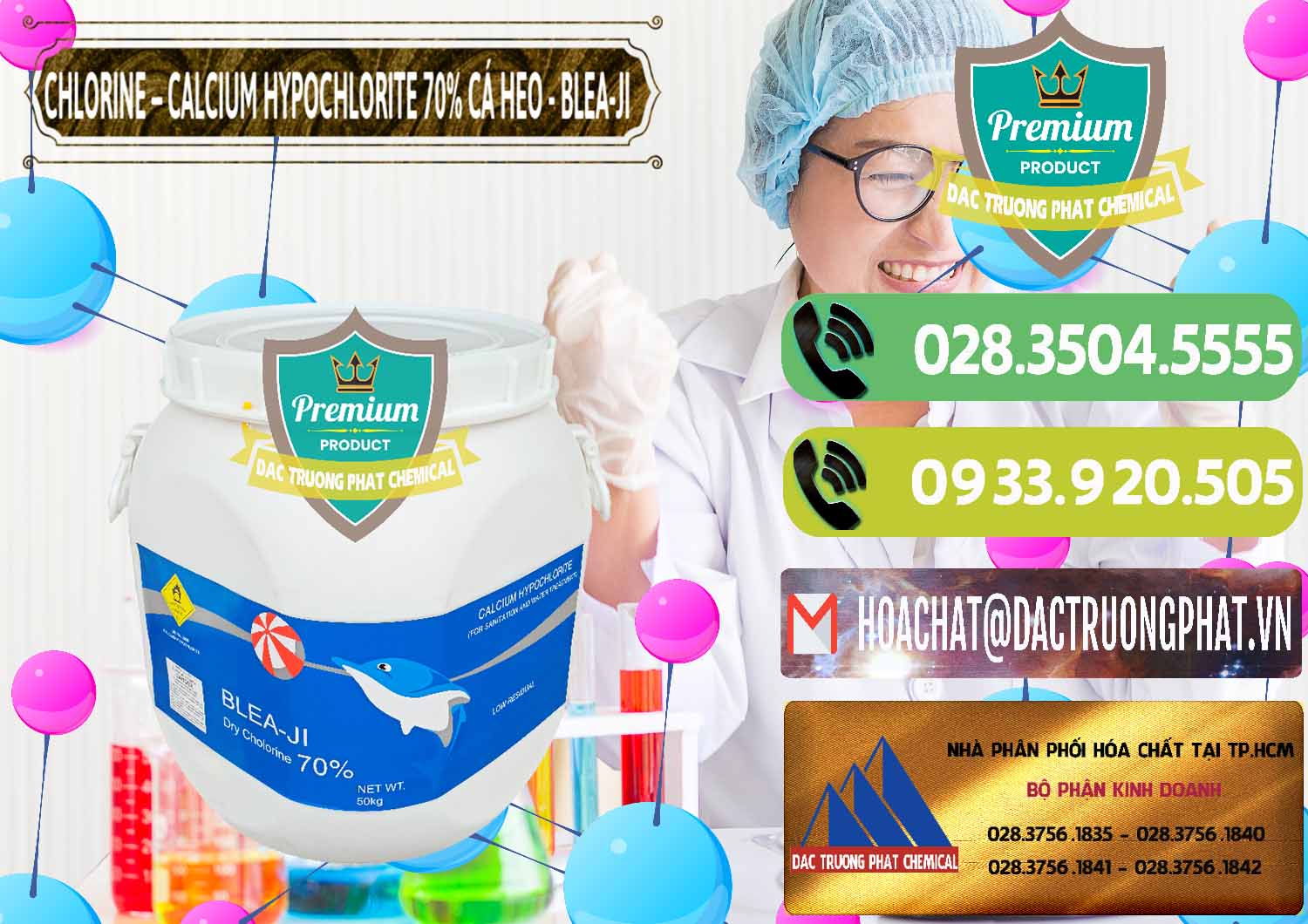 Công ty chuyên nhập khẩu - bán Clorin - Chlorine Cá Heo 70% Blea-Ji Trung Quốc China - 0056 - Công ty bán - cung cấp hóa chất tại TP.HCM - hoachatmientay.vn