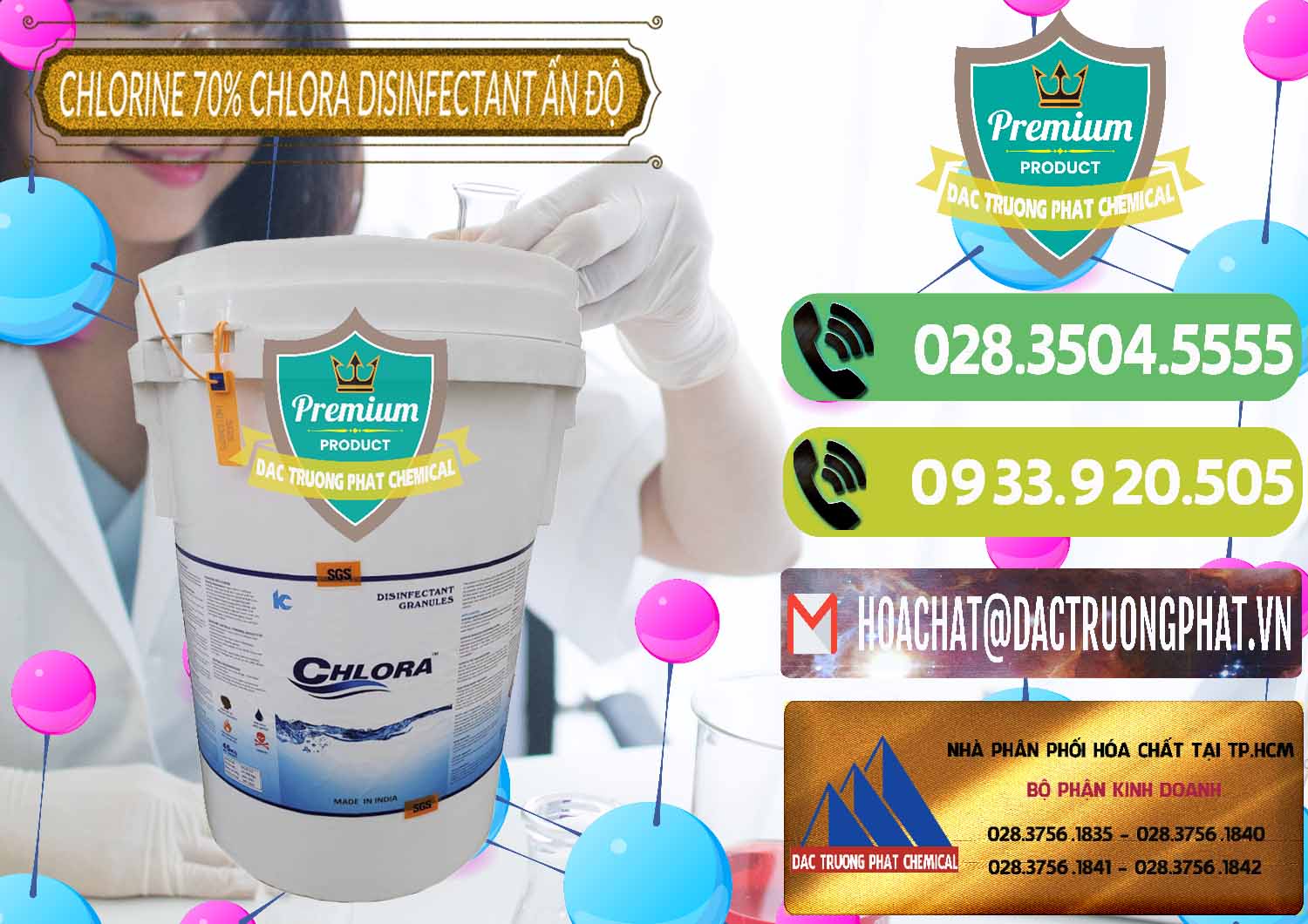 Nơi chuyên cung cấp - bán Chlorine – Clorin 70% Chlora Disinfectant Ấn Độ India - 0213 - Cty phân phối và cung ứng hóa chất tại TP.HCM - hoachatmientay.vn