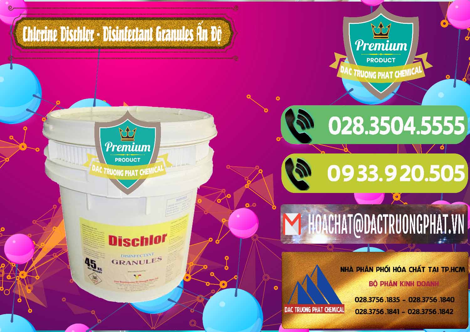 Đơn vị chuyên cung ứng - bán Chlorine – Clorin 70% Dischlor - Disinfectant Granules Ấn Độ India - 0248 - Công ty bán và phân phối hóa chất tại TP.HCM - hoachatmientay.vn