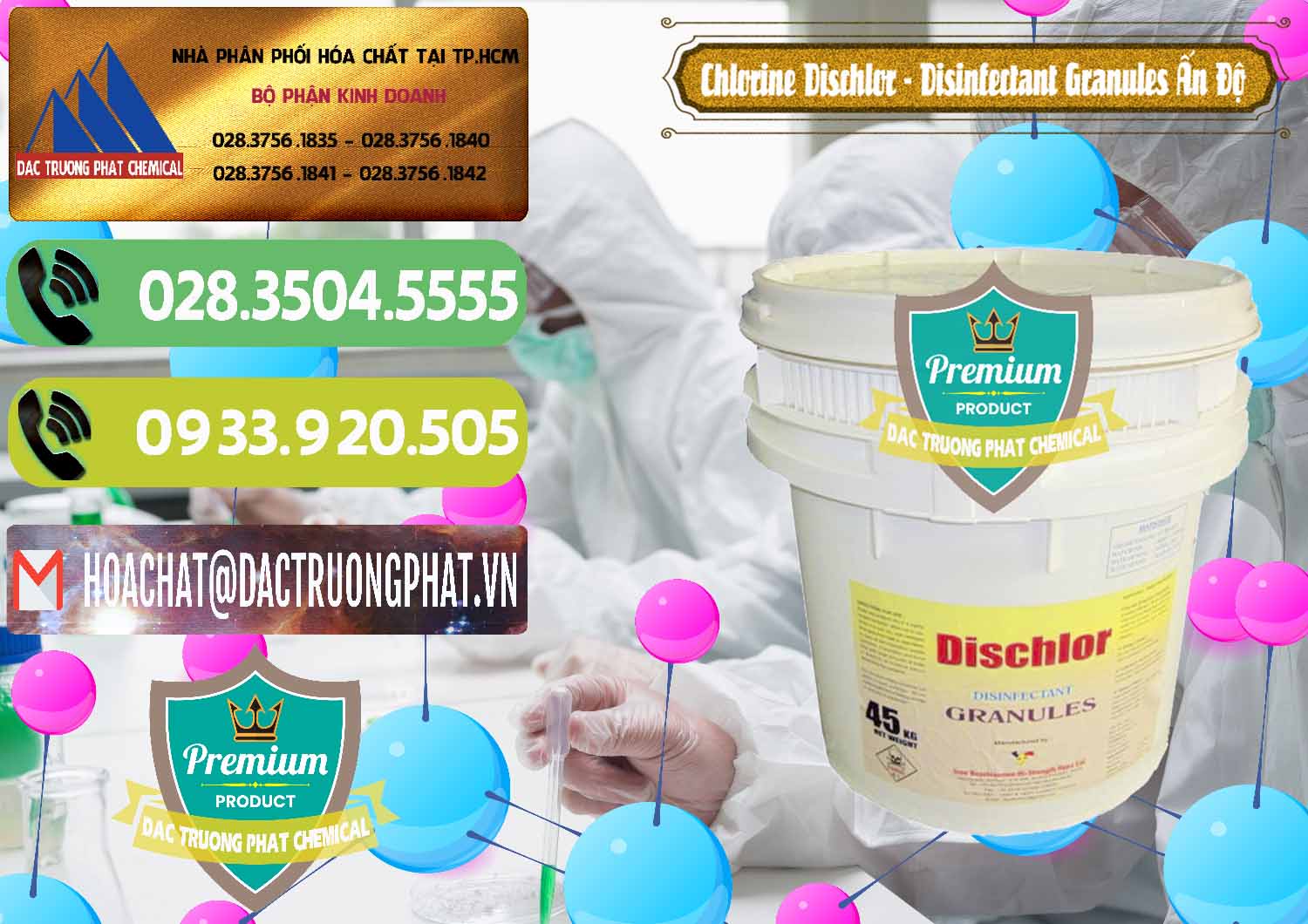 Nơi bán _ cung cấp Chlorine – Clorin 70% Dischlor - Disinfectant Granules Ấn Độ India - 0248 - Công ty chuyên kinh doanh ( phân phối ) hóa chất tại TP.HCM - hoachatmientay.vn