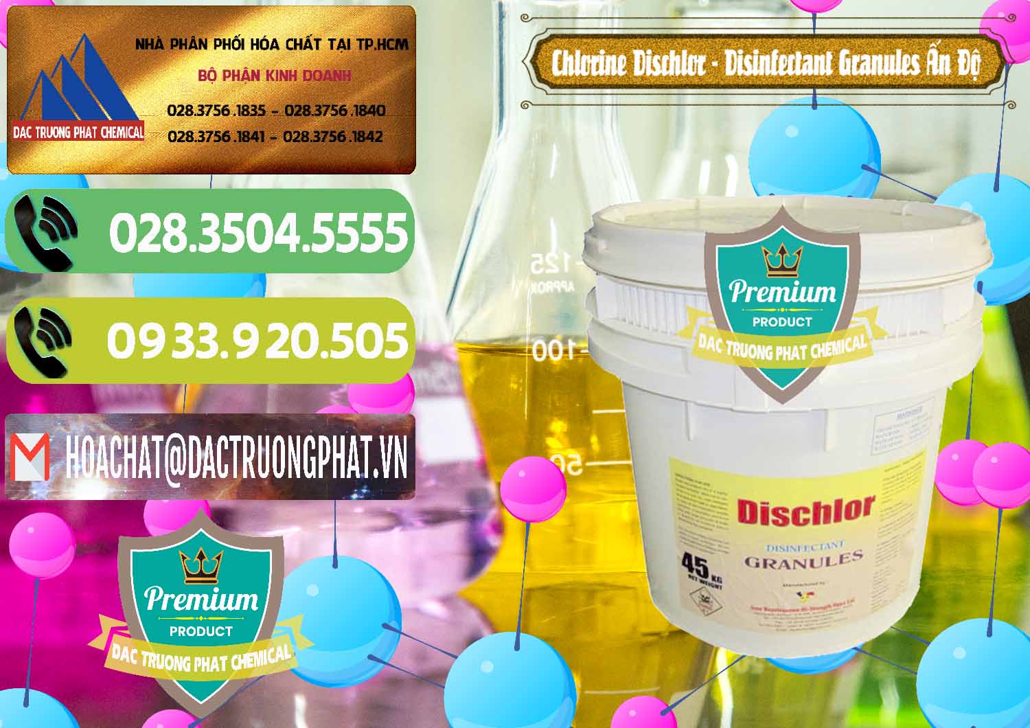 Chuyên cung cấp và bán Chlorine – Clorin 70% Dischlor - Disinfectant Granules Ấn Độ India - 0248 - Nhà cung ứng _ phân phối hóa chất tại TP.HCM - hoachatmientay.vn