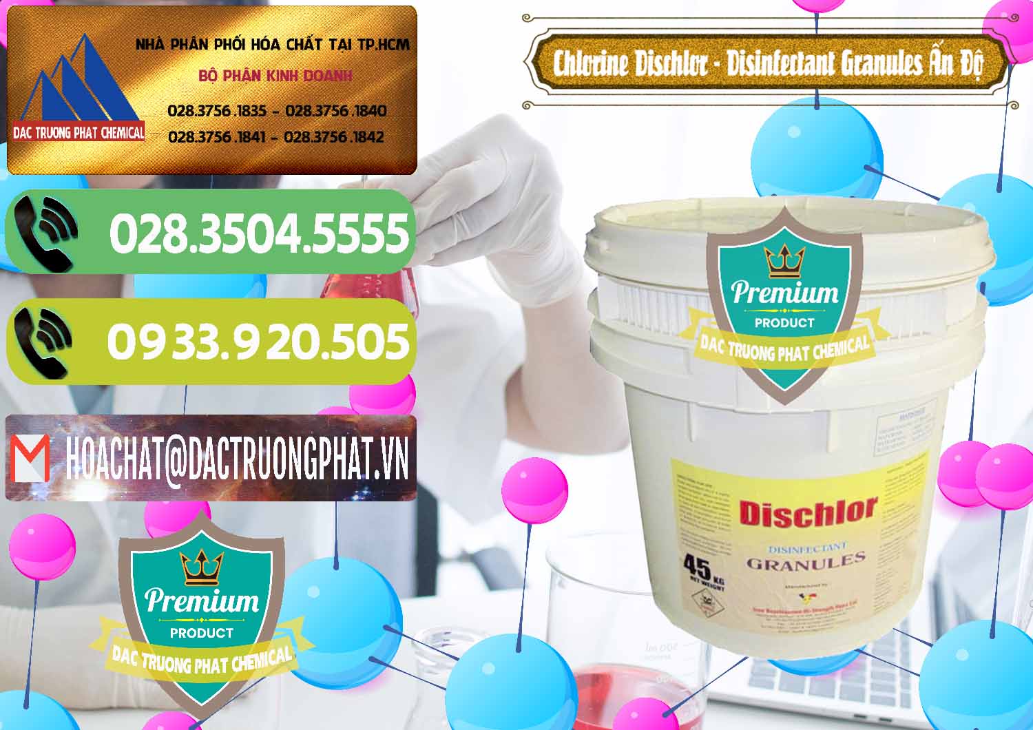 Nhà phân phối - bán Chlorine – Clorin 70% Dischlor - Disinfectant Granules Ấn Độ India - 0248 - Cung cấp và nhập khẩu hóa chất tại TP.HCM - hoachatmientay.vn