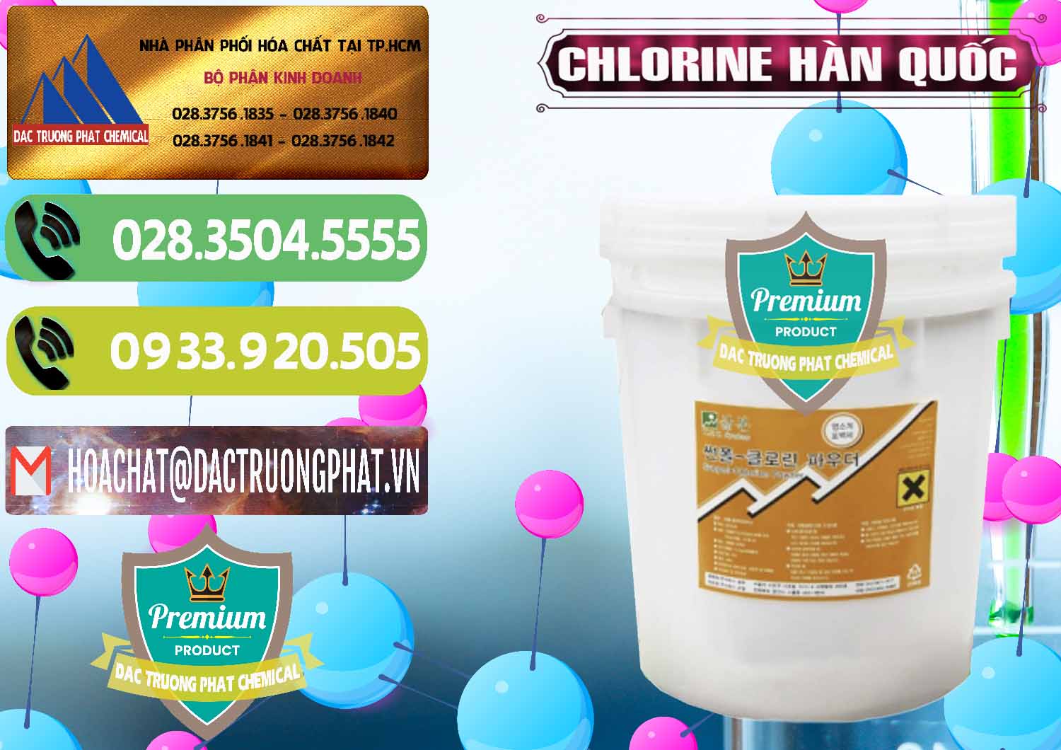 Đơn vị chuyên bán & cung ứng Chlorine – Clorin 70% Hàn Quốc Korea - 0345 - Đơn vị cung ứng - phân phối hóa chất tại TP.HCM - hoachatmientay.vn