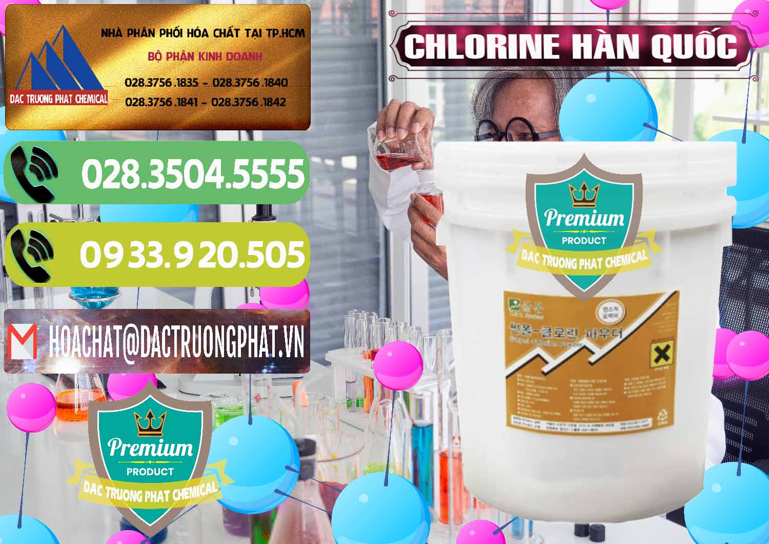 Công ty chuyên nhập khẩu _ bán Chlorine – Clorin 70% Hàn Quốc Korea - 0345 - Đơn vị phân phối & cung cấp hóa chất tại TP.HCM - hoachatmientay.vn