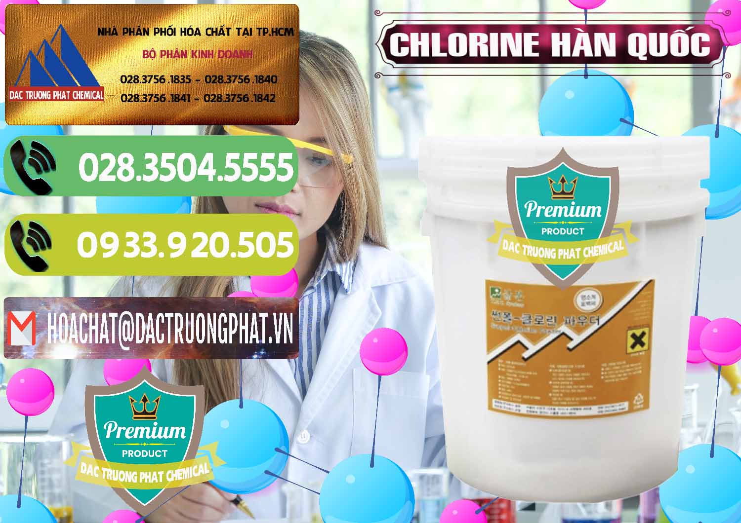 Nơi chuyên cung cấp & bán Chlorine – Clorin 70% Hàn Quốc Korea - 0345 - Cty chuyên cung ứng - phân phối hóa chất tại TP.HCM - hoachatmientay.vn