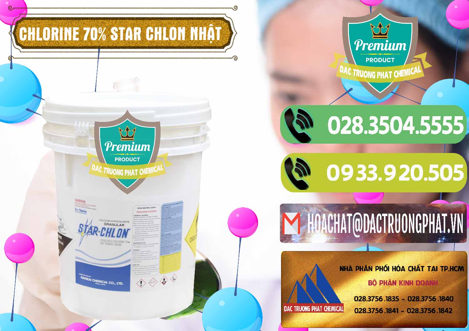 Công ty chuyên kinh doanh _ bán Clorin – Chlorine 70% Star Chlon Nhật Bản Japan - 0243 - Nơi cung cấp ( nhập khẩu ) hóa chất tại TP.HCM - hoachatmientay.vn