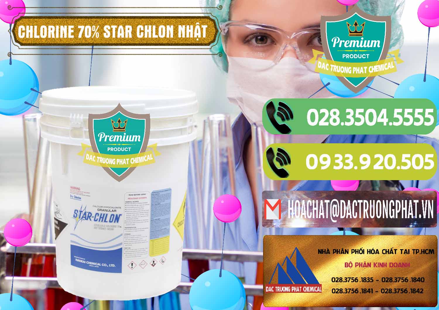 Cty chuyên bán _ cung cấp Clorin – Chlorine 70% Star Chlon Nhật Bản Japan - 0243 - Công ty chuyên nhập khẩu ( cung cấp ) hóa chất tại TP.HCM - hoachatmientay.vn
