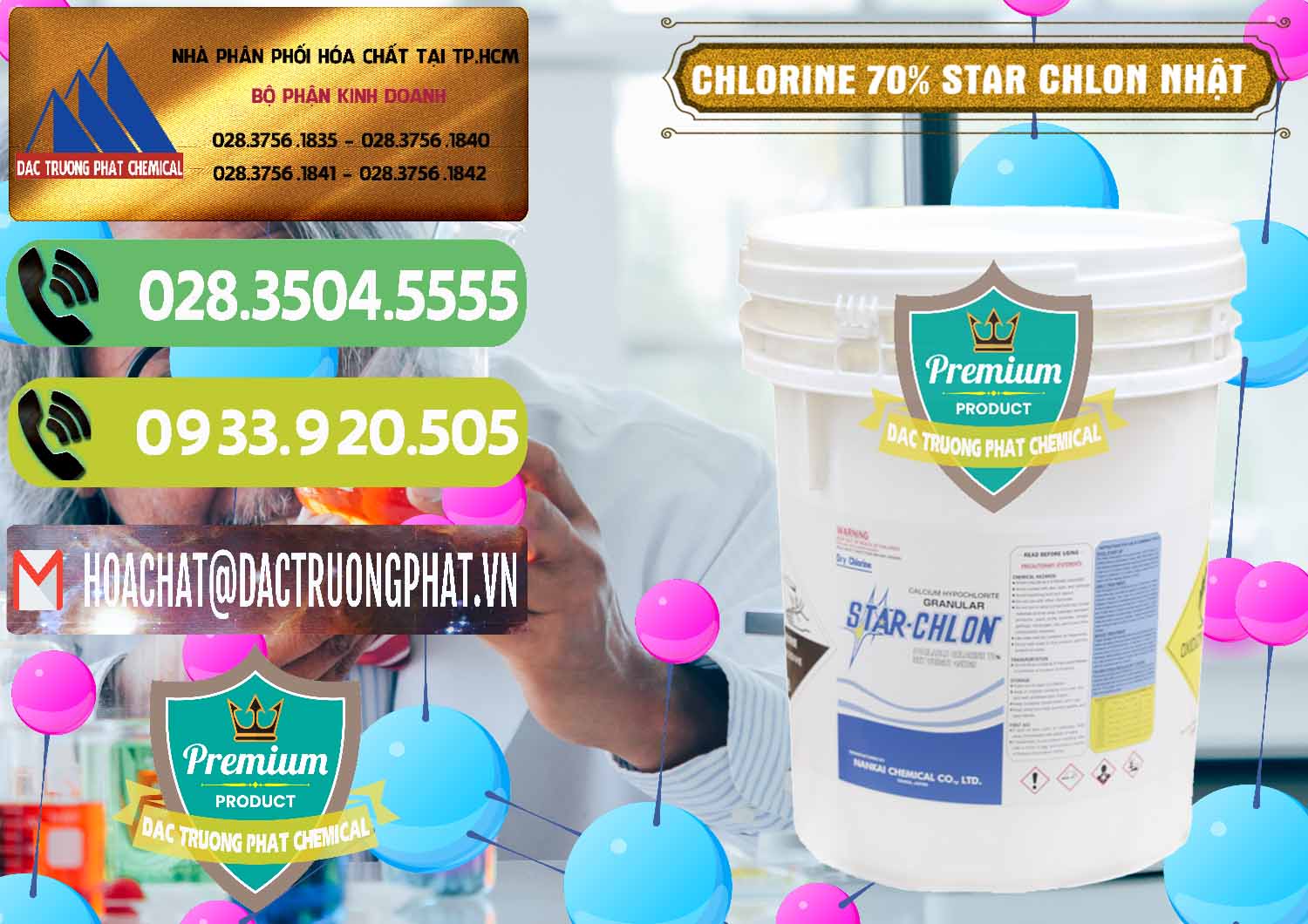 Nơi cung cấp và bán Clorin – Chlorine 70% Star Chlon Nhật Bản Japan - 0243 - Nhà cung cấp - bán hóa chất tại TP.HCM - hoachatmientay.vn
