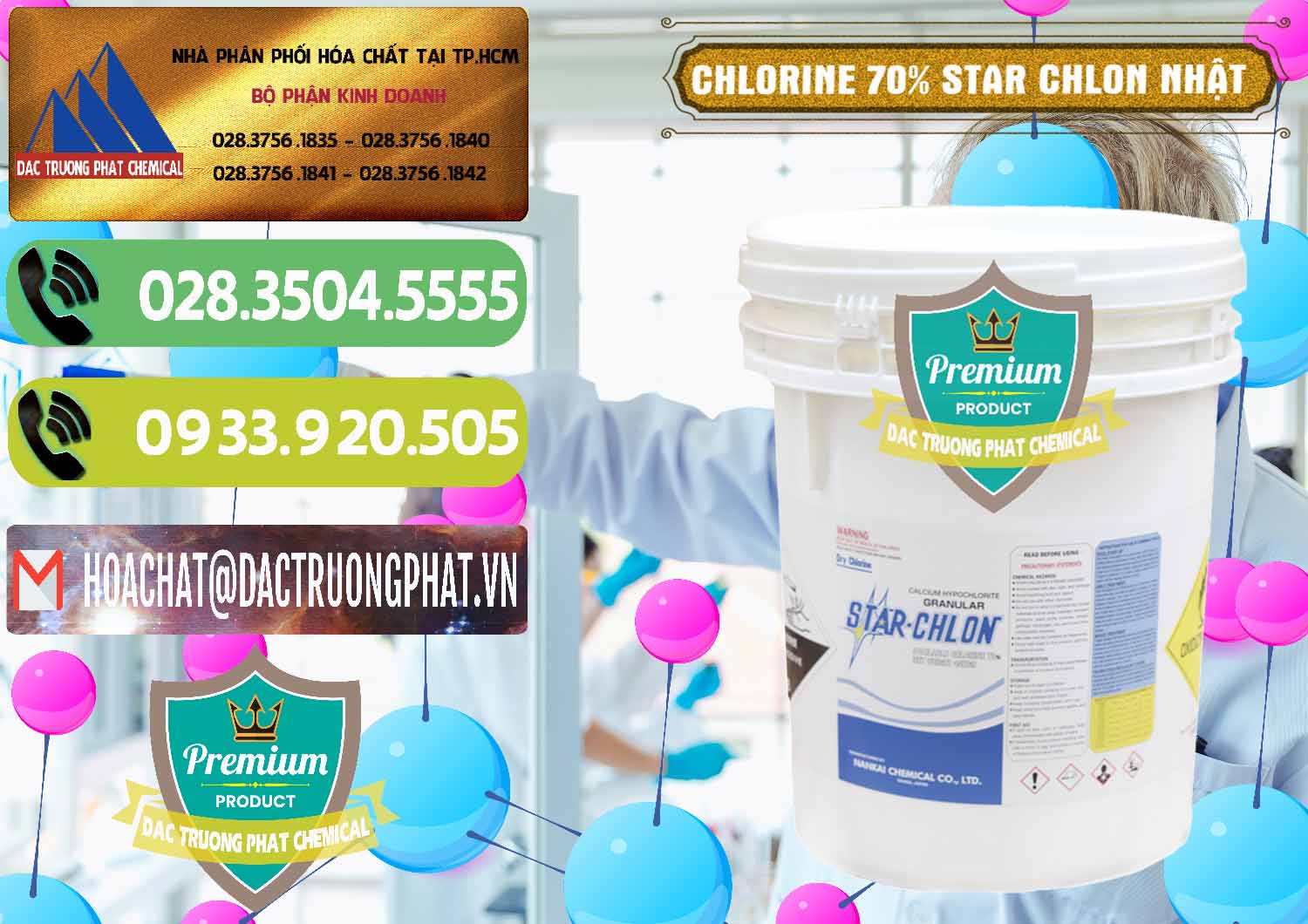 Chuyên phân phối và bán Clorin – Chlorine 70% Star Chlon Nhật Bản Japan - 0243 - Chuyên phân phối ( cung ứng ) hóa chất tại TP.HCM - hoachatmientay.vn