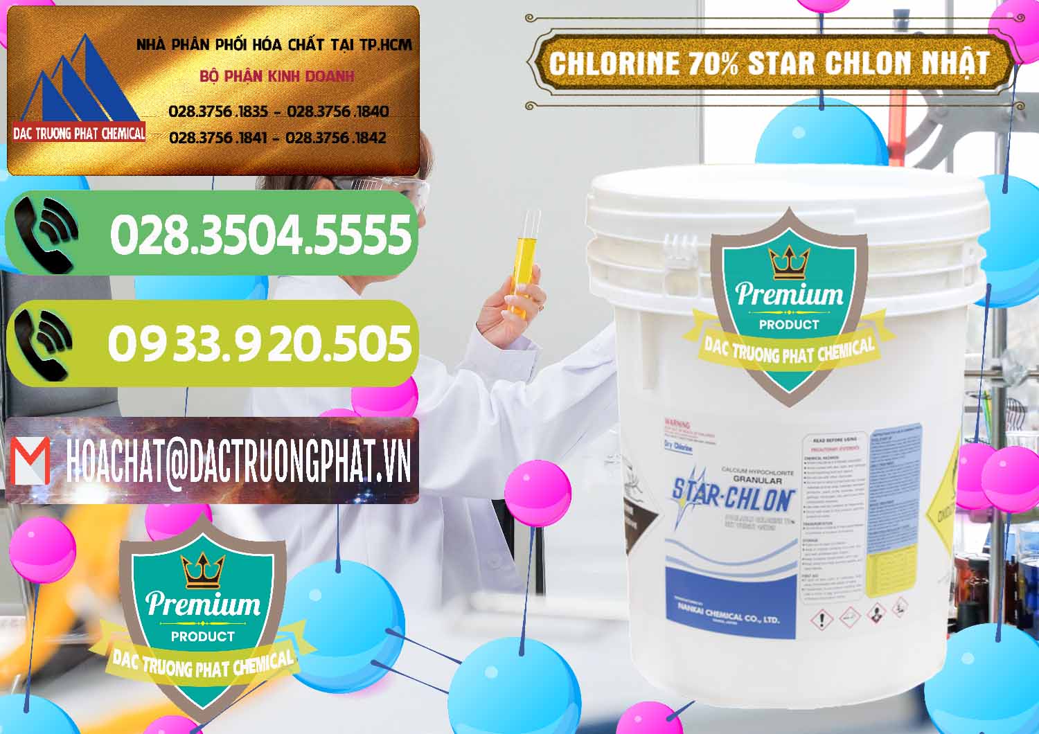 Cty chuyên nhập khẩu _ bán Clorin – Chlorine 70% Star Chlon Nhật Bản Japan - 0243 - Phân phối và cung cấp hóa chất tại TP.HCM - hoachatmientay.vn