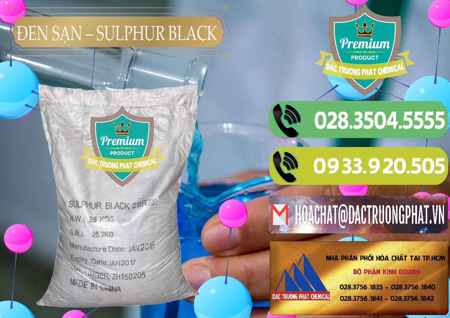 Đơn vị chuyên phân phối và bán Đen Sạn – Sulphur Black Trung Quốc China - 0062 - Công ty phân phối - cung cấp hóa chất tại TP.HCM - hoachatmientay.vn