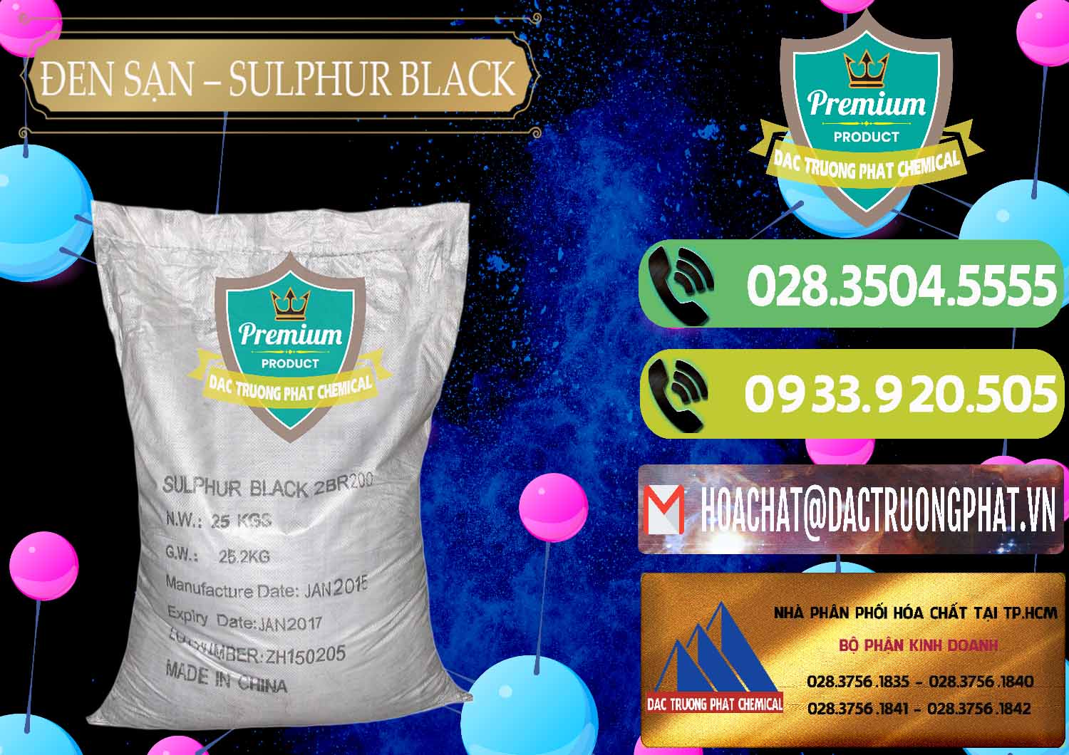 Cung cấp - bán Đen Sạn – Sulphur Black Trung Quốc China - 0062 - Công ty chuyên nhập khẩu ( phân phối ) hóa chất tại TP.HCM - hoachatmientay.vn